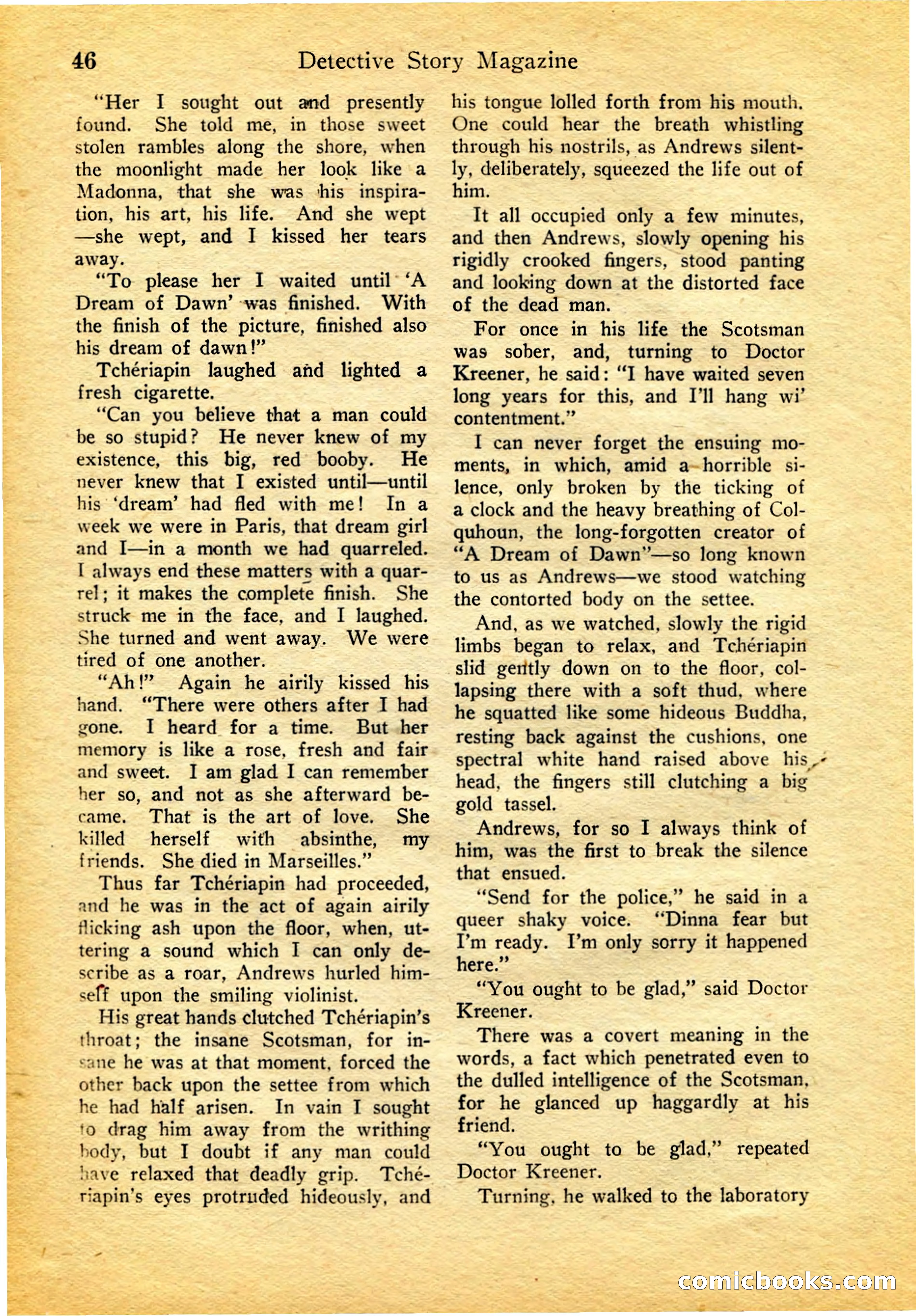 Detective Story Magazine, February 4, 1922 — page 56 of 164
