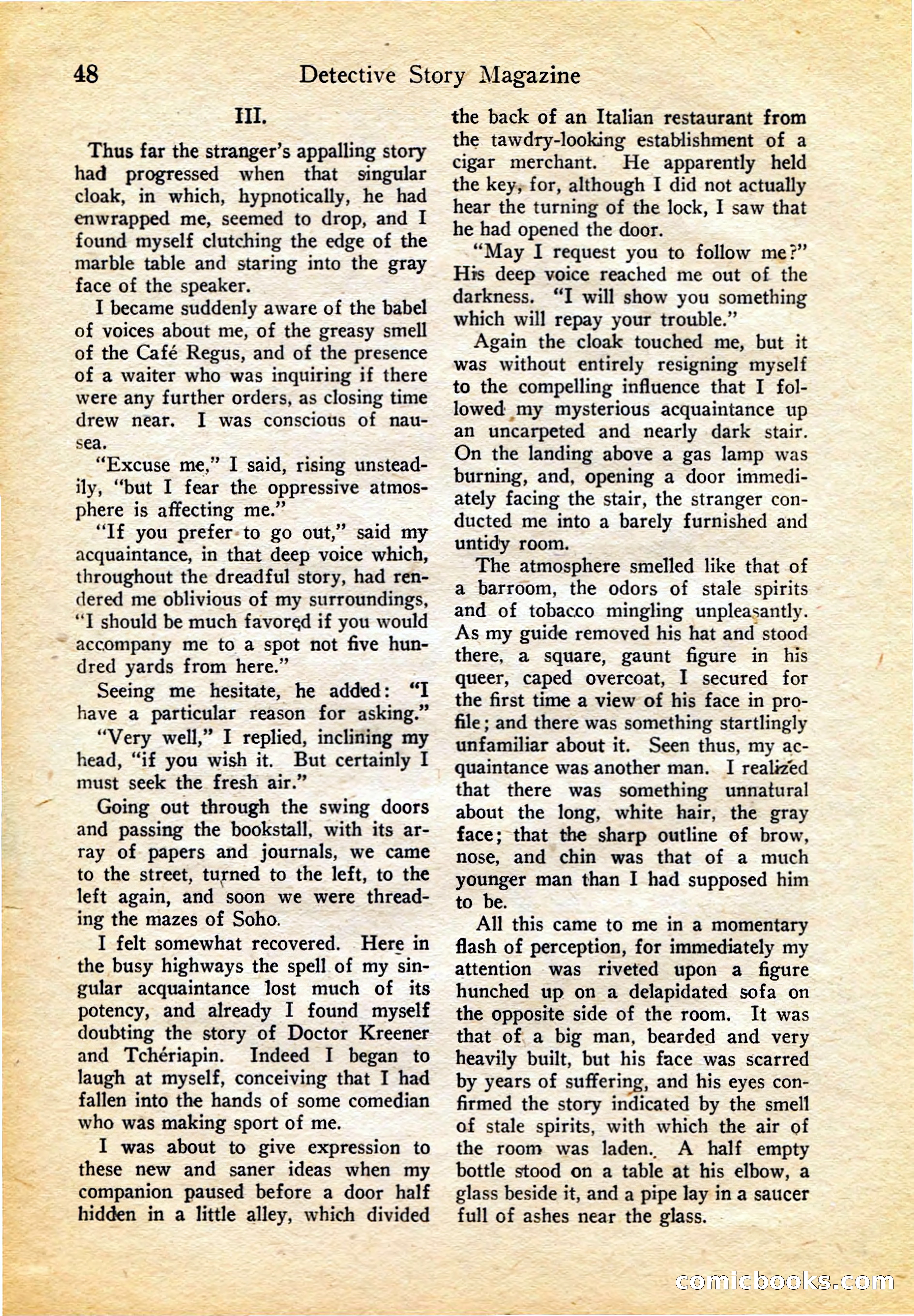 Detective Story Magazine, February 4, 1922 — page 58 of 164