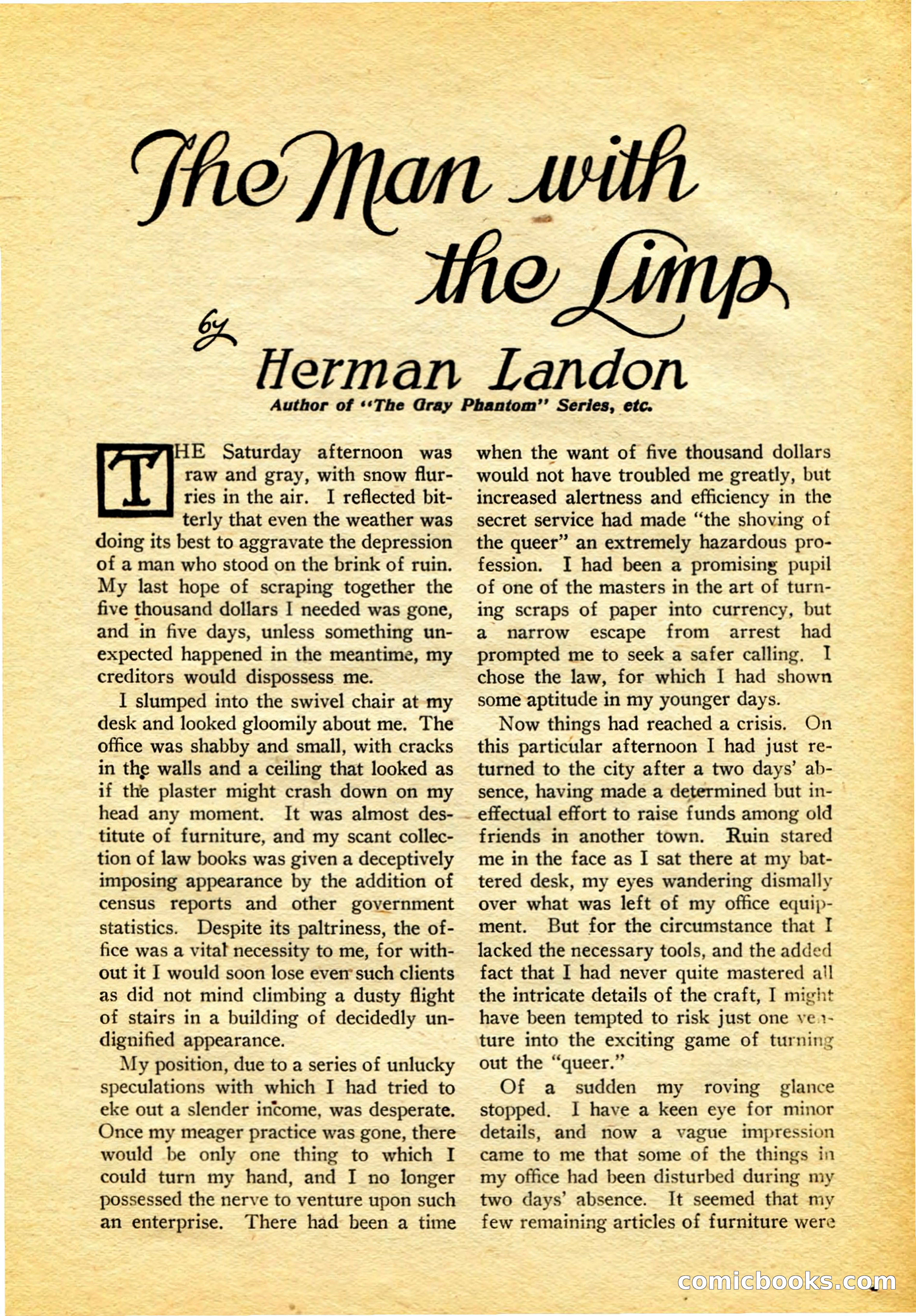 Detective Story Magazine, February 4, 1922 — page 61 of 164