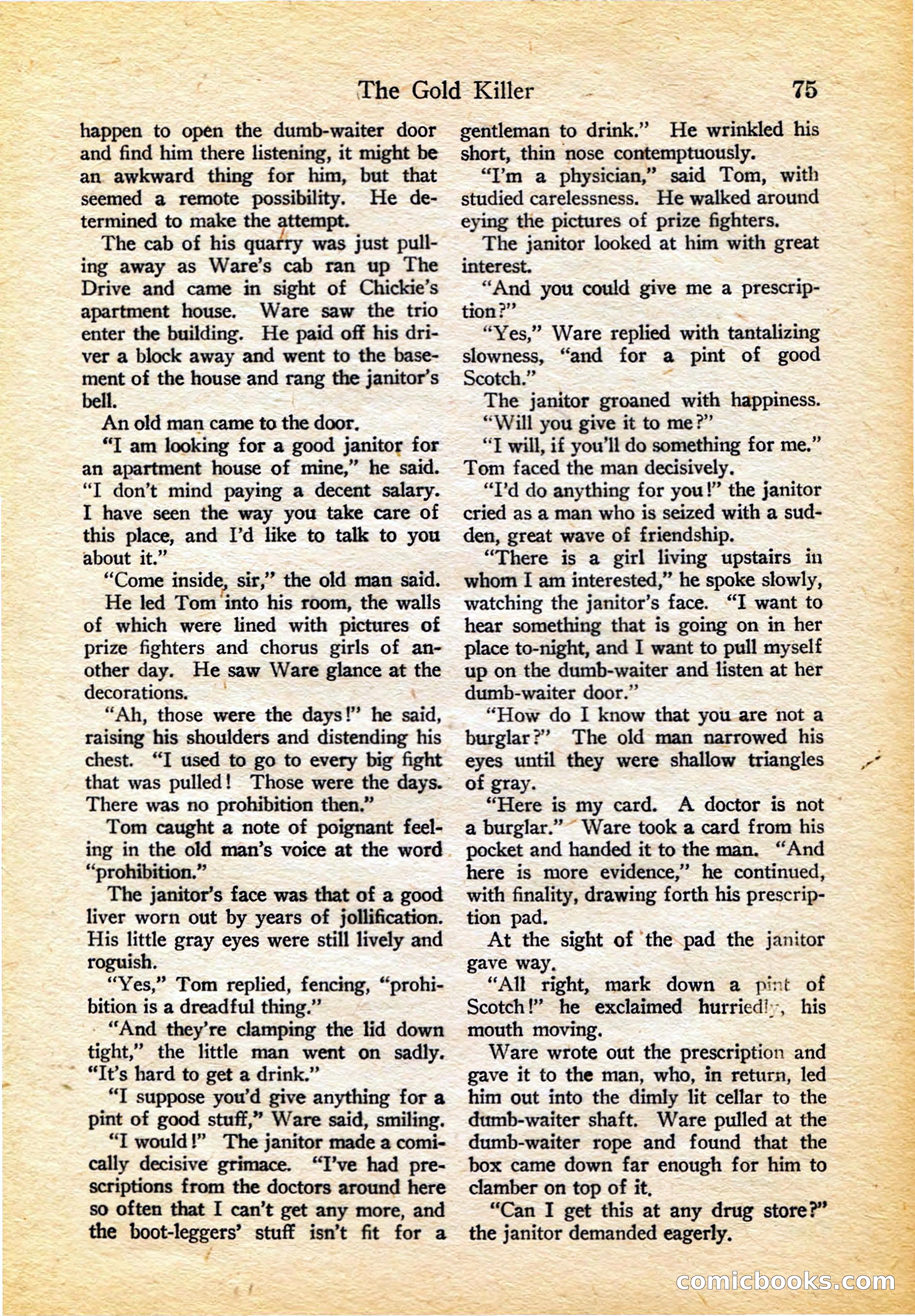 Detective Story Magazine, February 4, 1922 — page 85 of 164