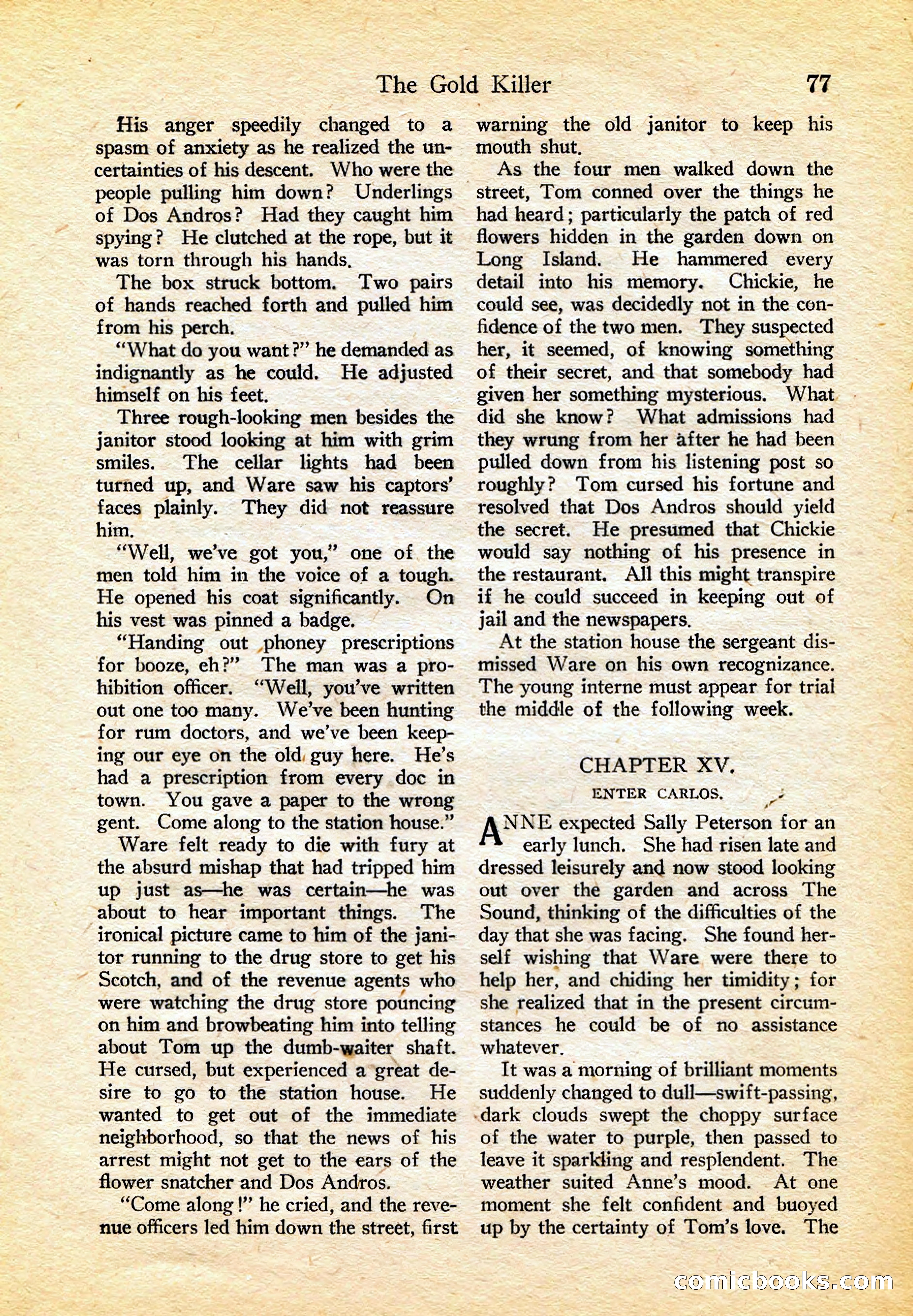 Detective Story Magazine, February 4, 1922 — page 87 of 164