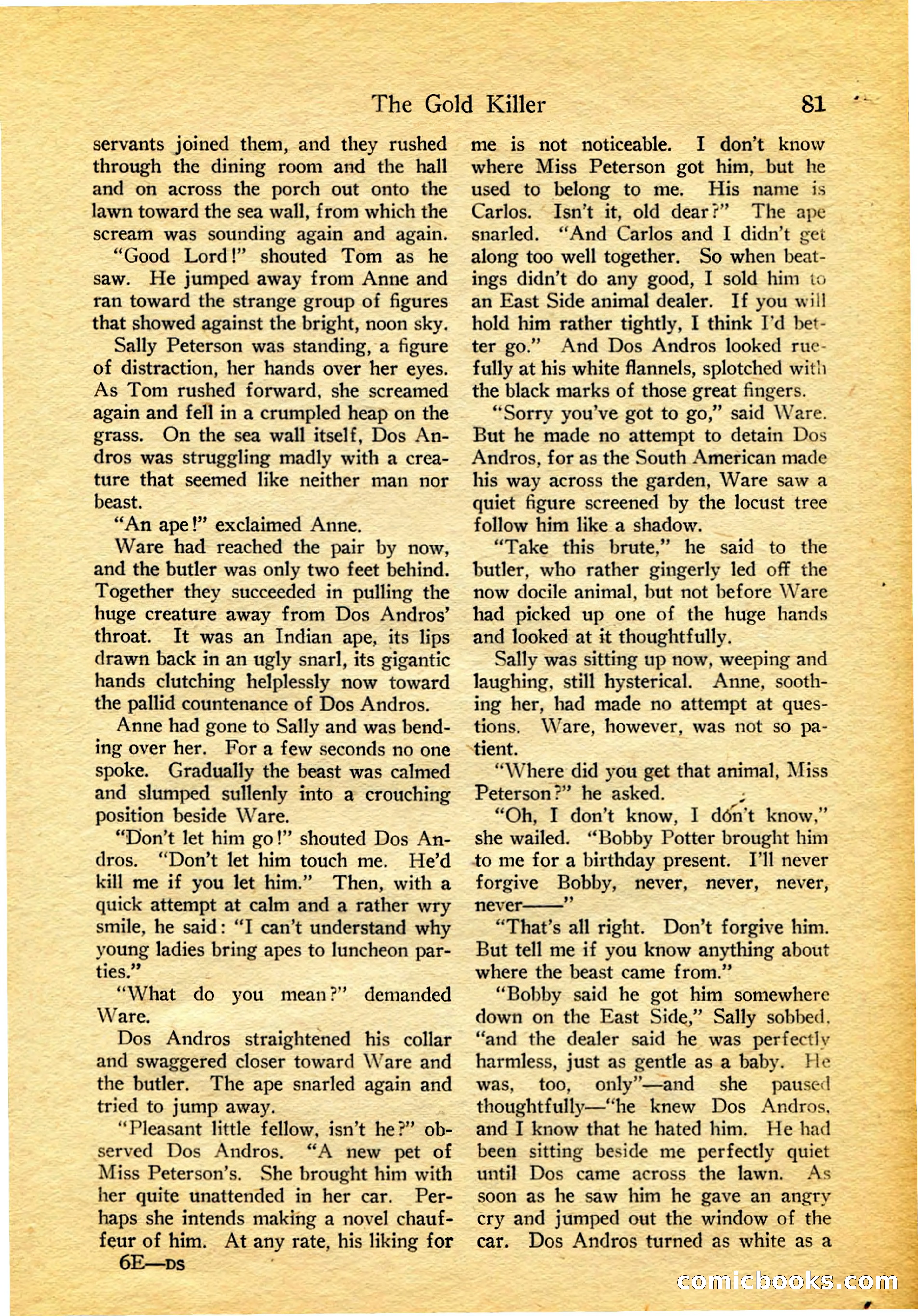 Detective Story Magazine, February 4, 1922 — page 91 of 164