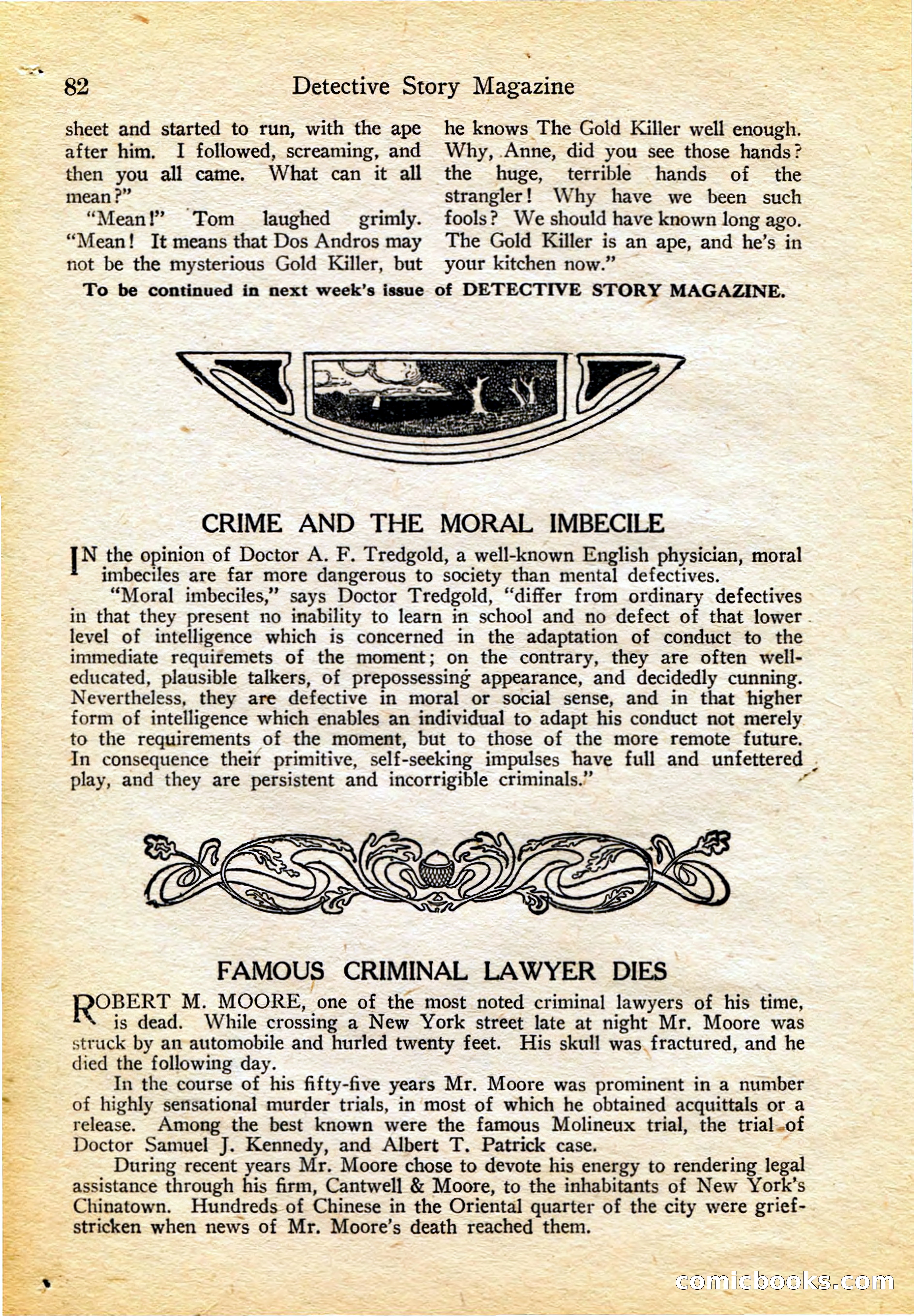Detective Story Magazine, February 4, 1922 — page 92 of 164