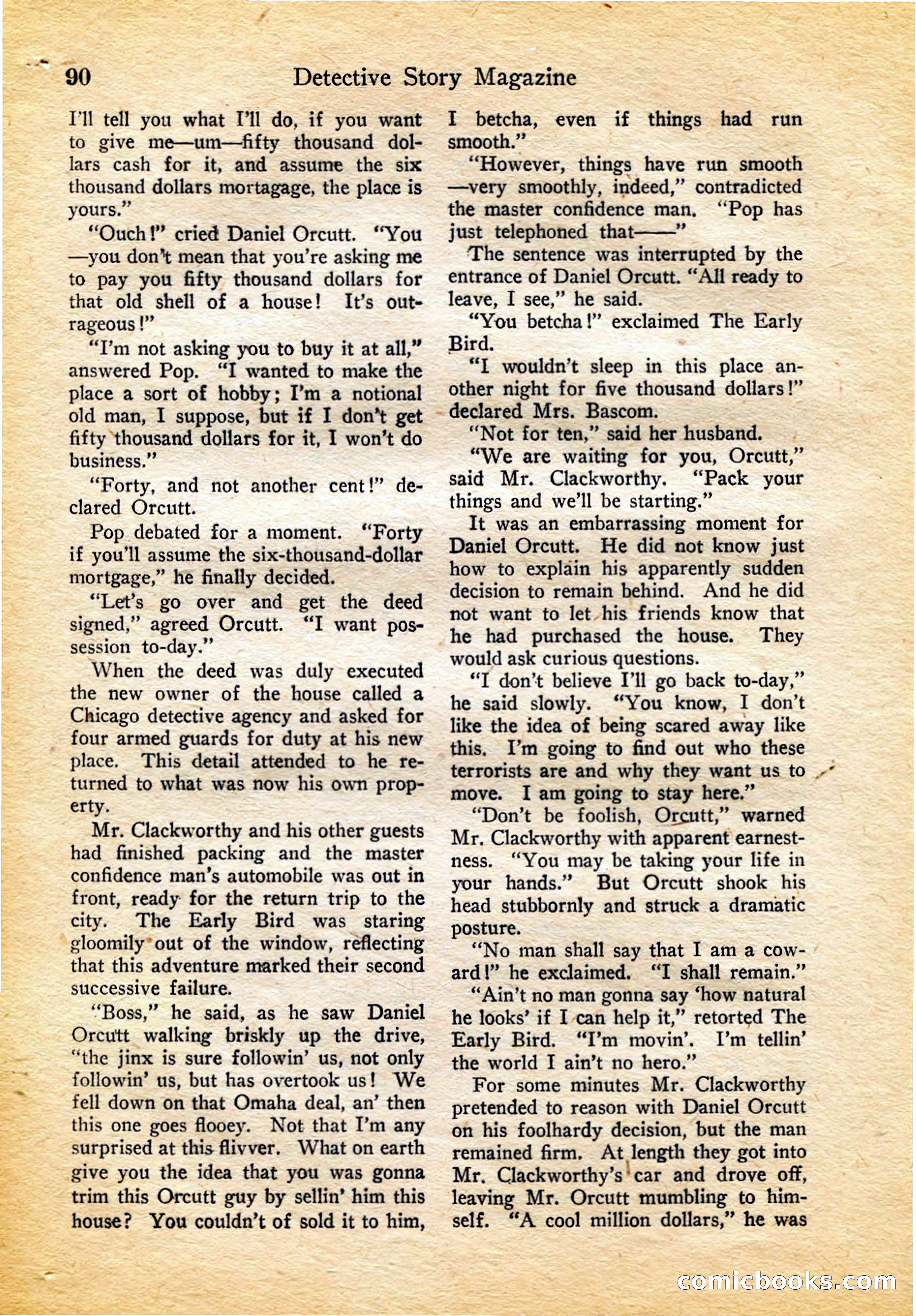 Detective Story Magazine, February 4, 1922 — page 100 of 164