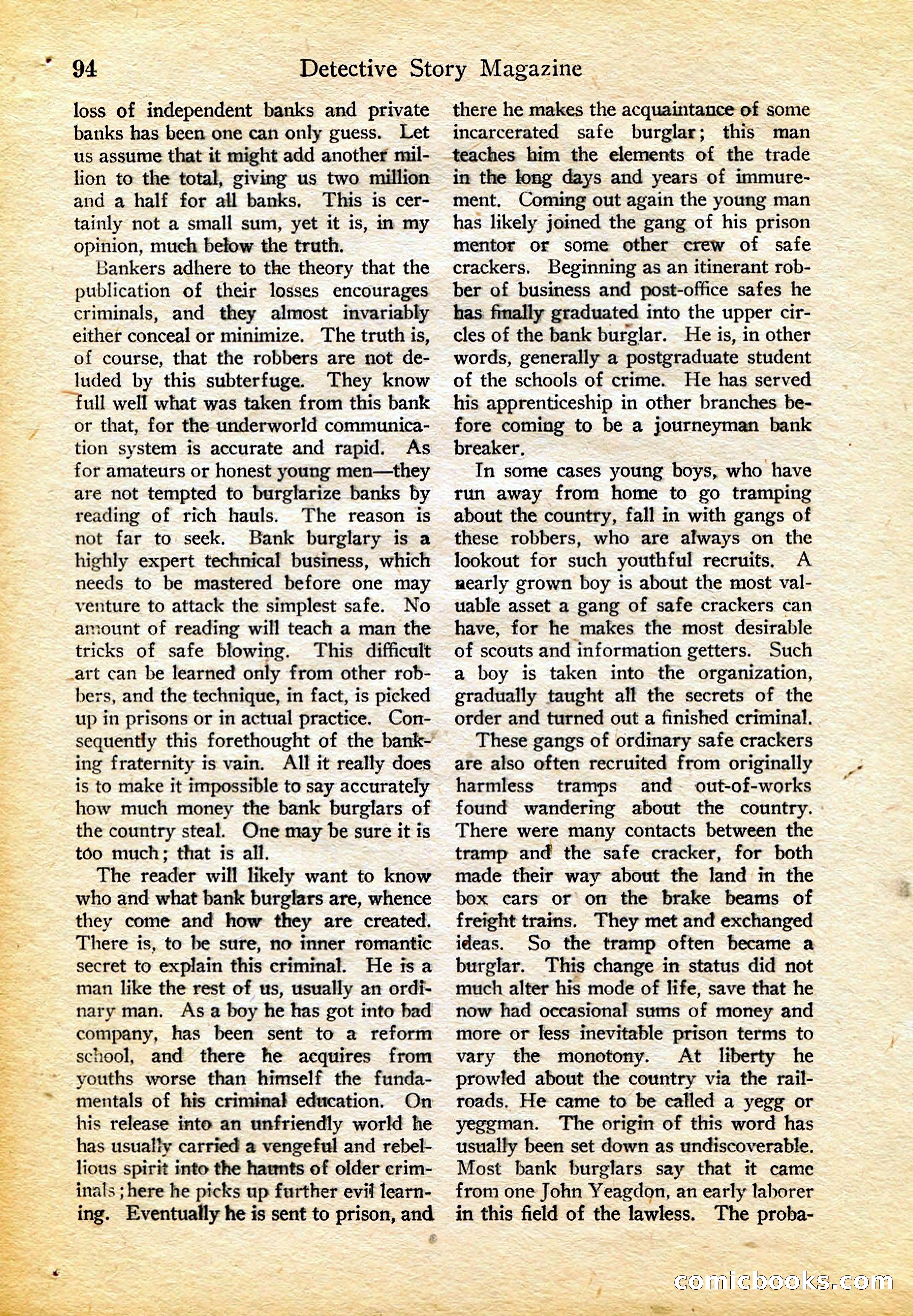 Detective Story Magazine, February 4, 1922 — page 104 of 164