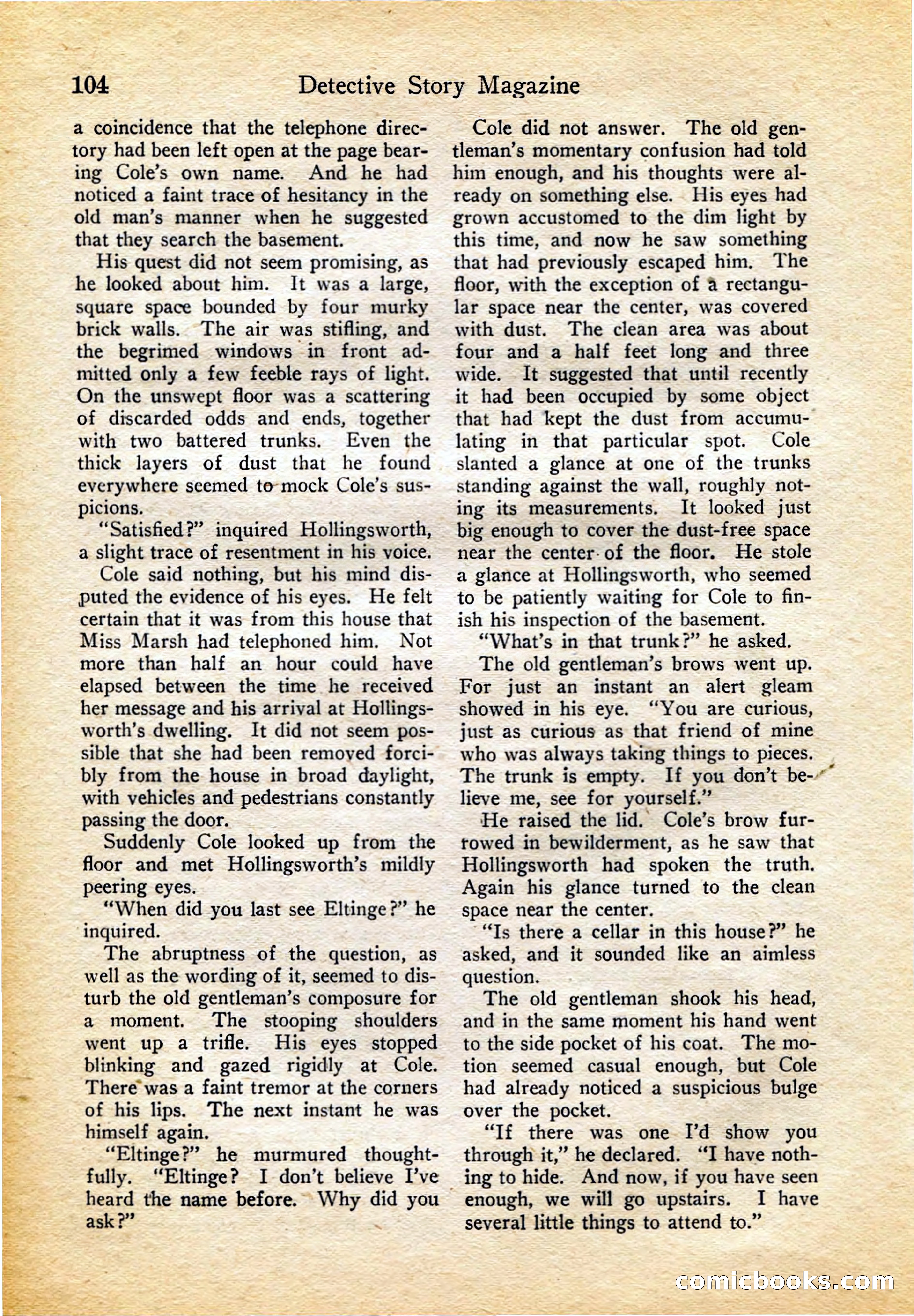 Detective Story Magazine, February 4, 1922 — page 114 of 164