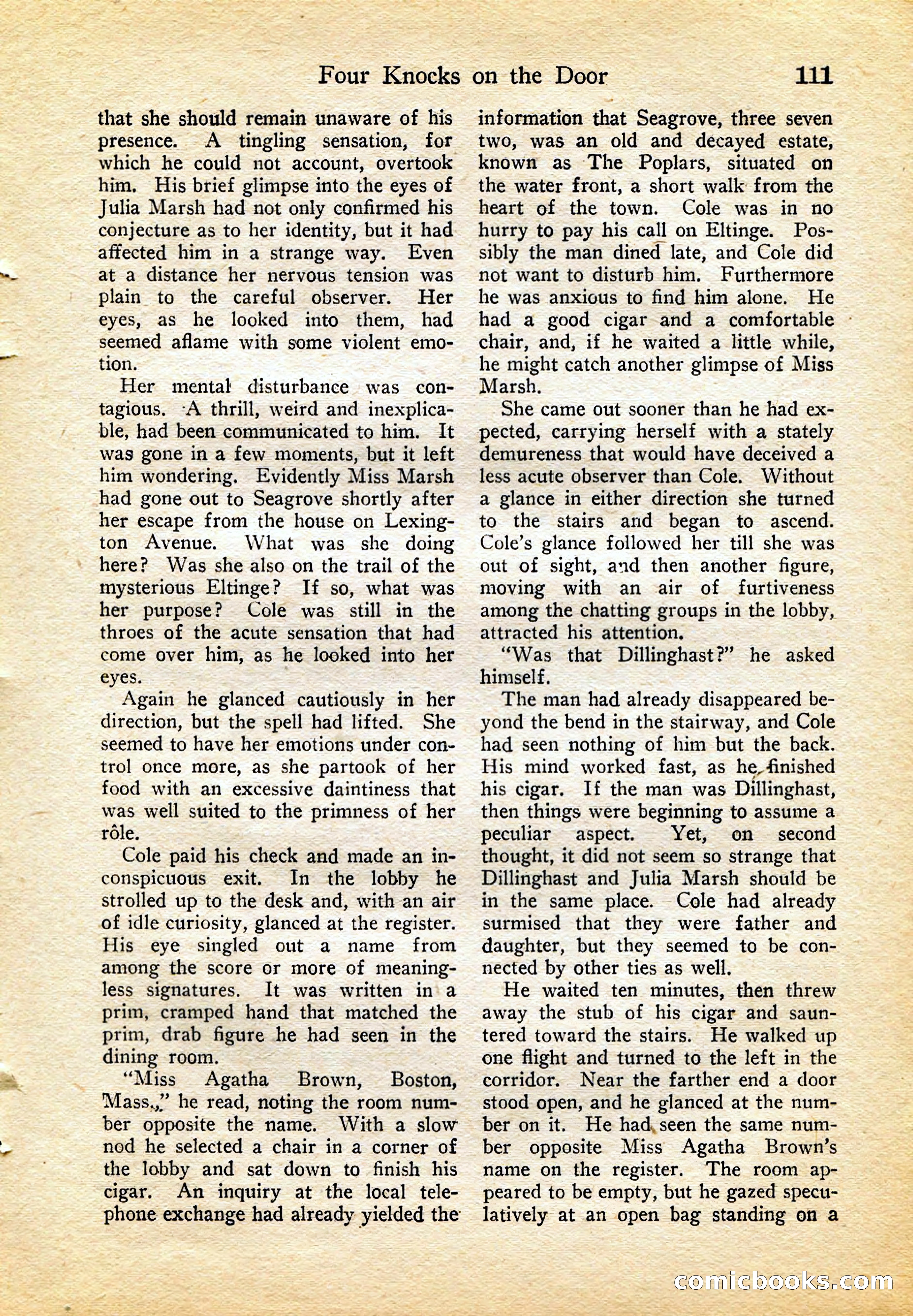 Detective Story Magazine, February 4, 1922 — page 121 of 164