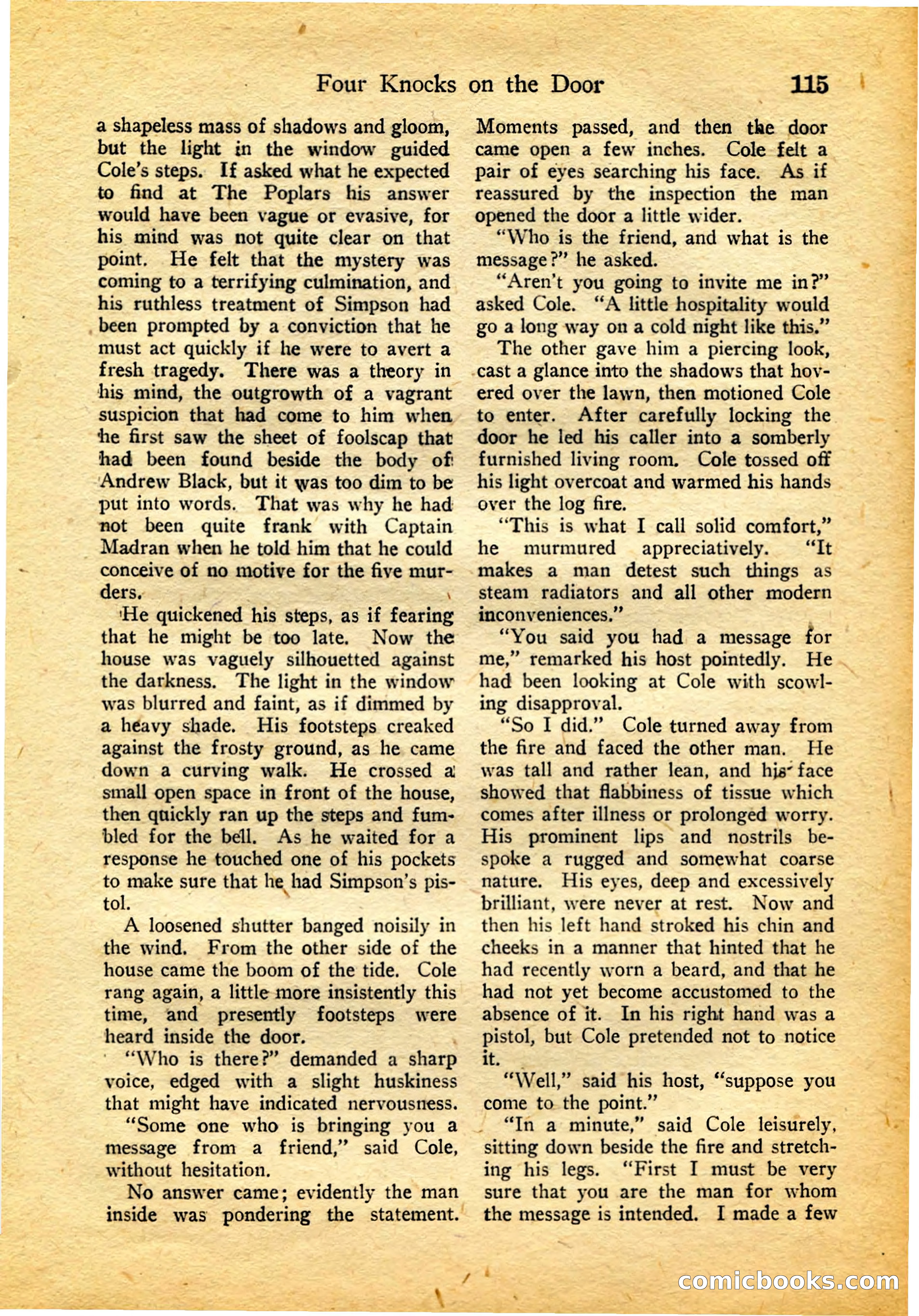 Detective Story Magazine, February 4, 1922 — page 125 of 164