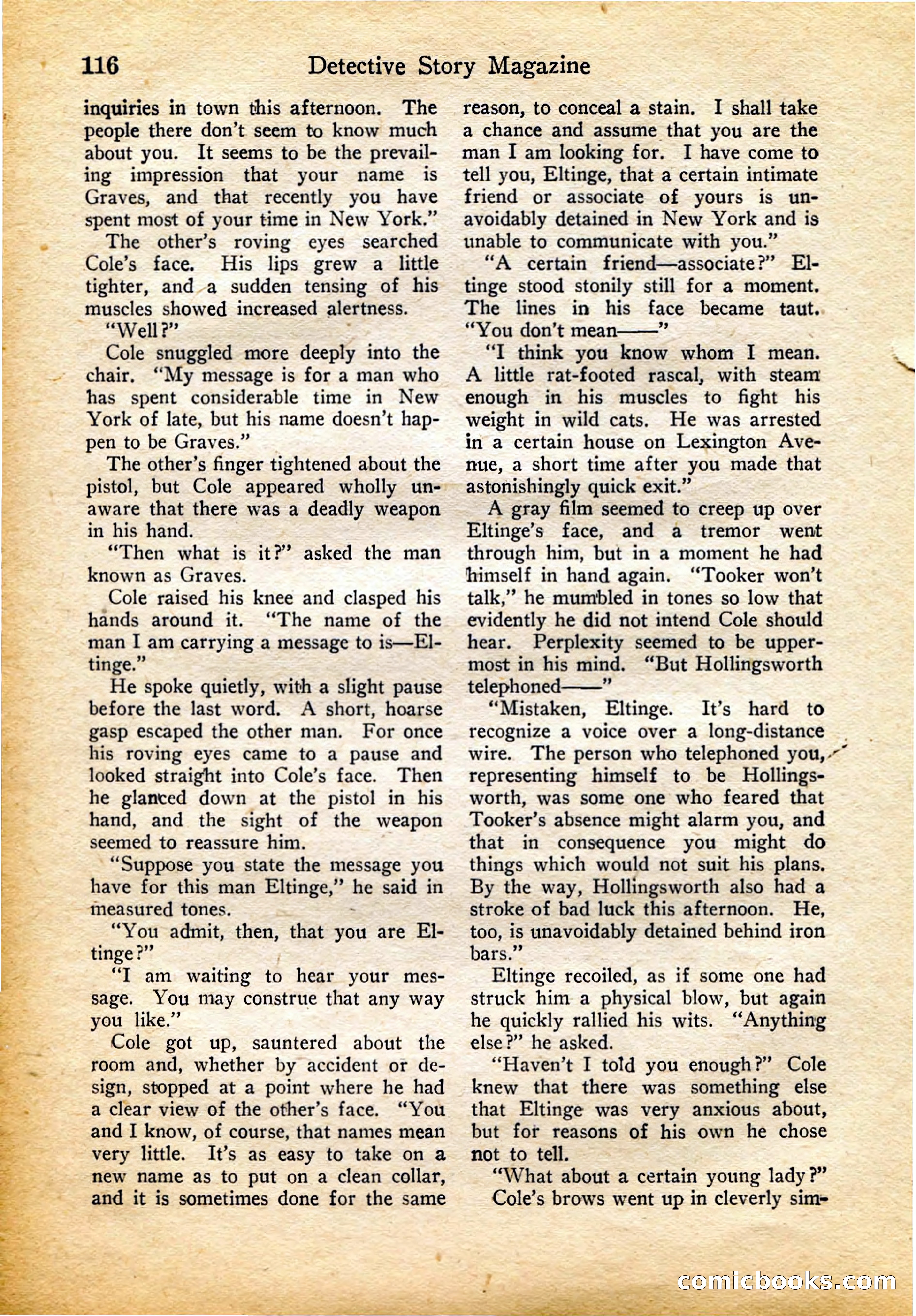 Detective Story Magazine, February 4, 1922 — page 126 of 164