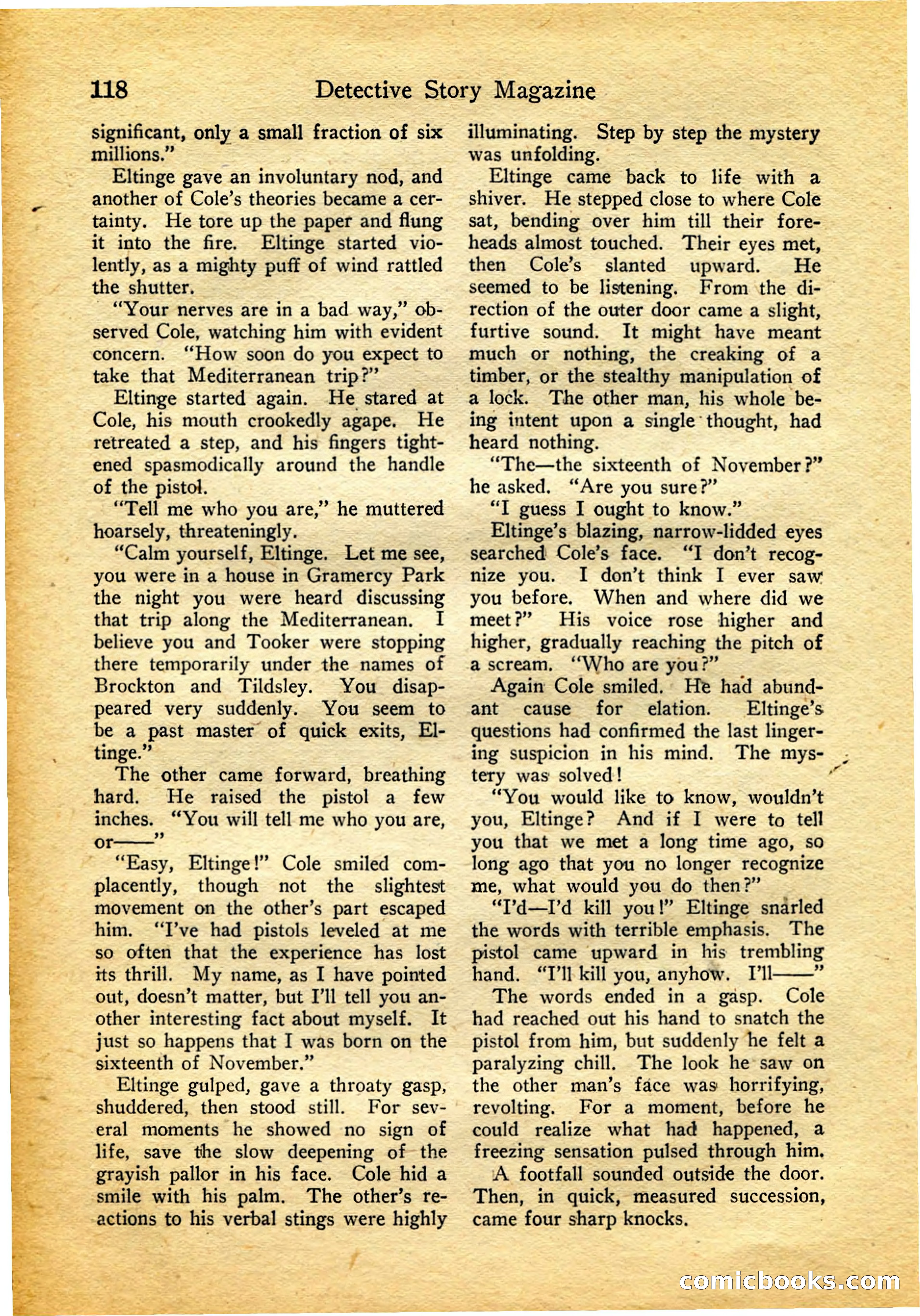 Detective Story Magazine, February 4, 1922 — page 128 of 164