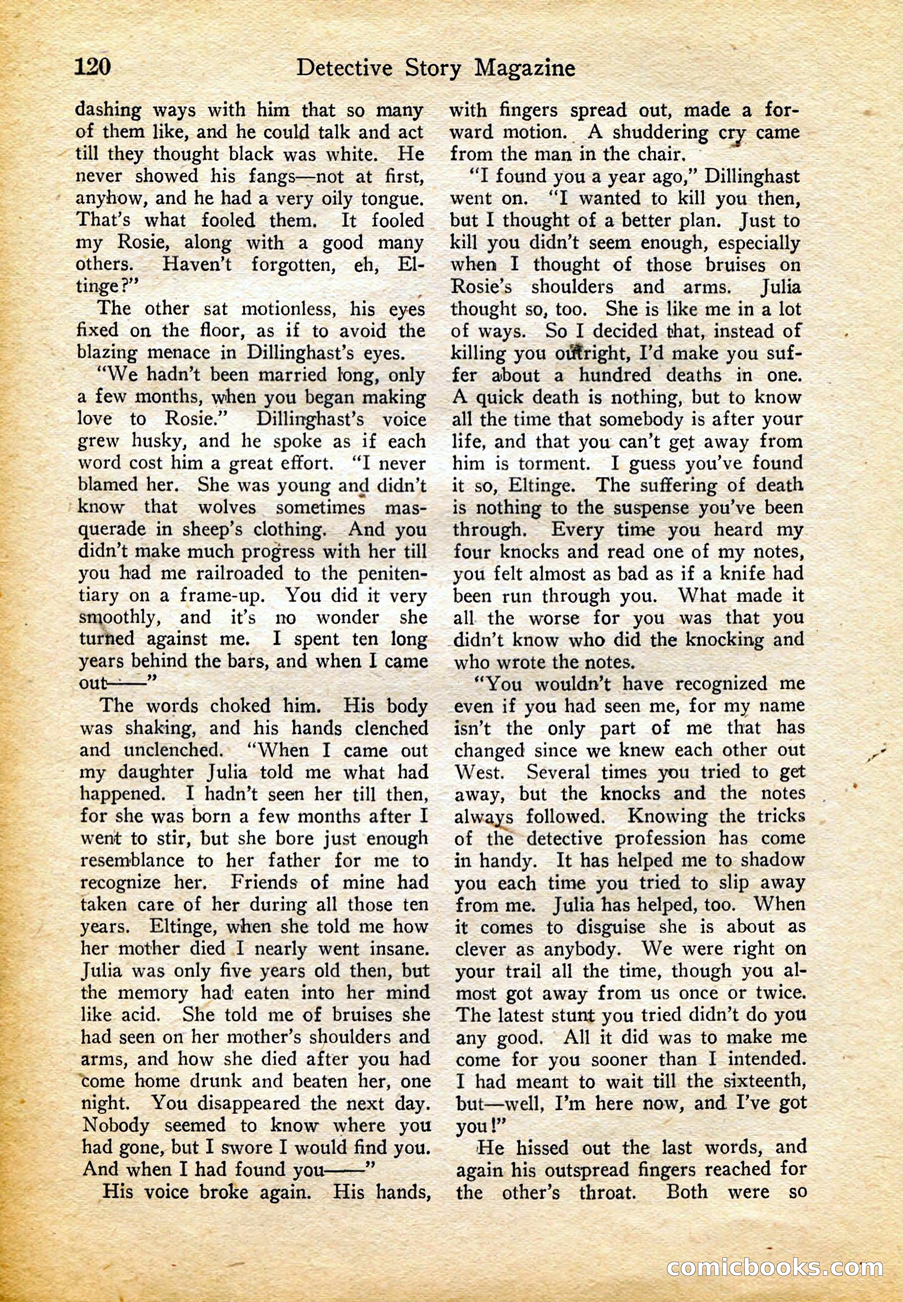 Detective Story Magazine, February 4, 1922 — page 130 of 164