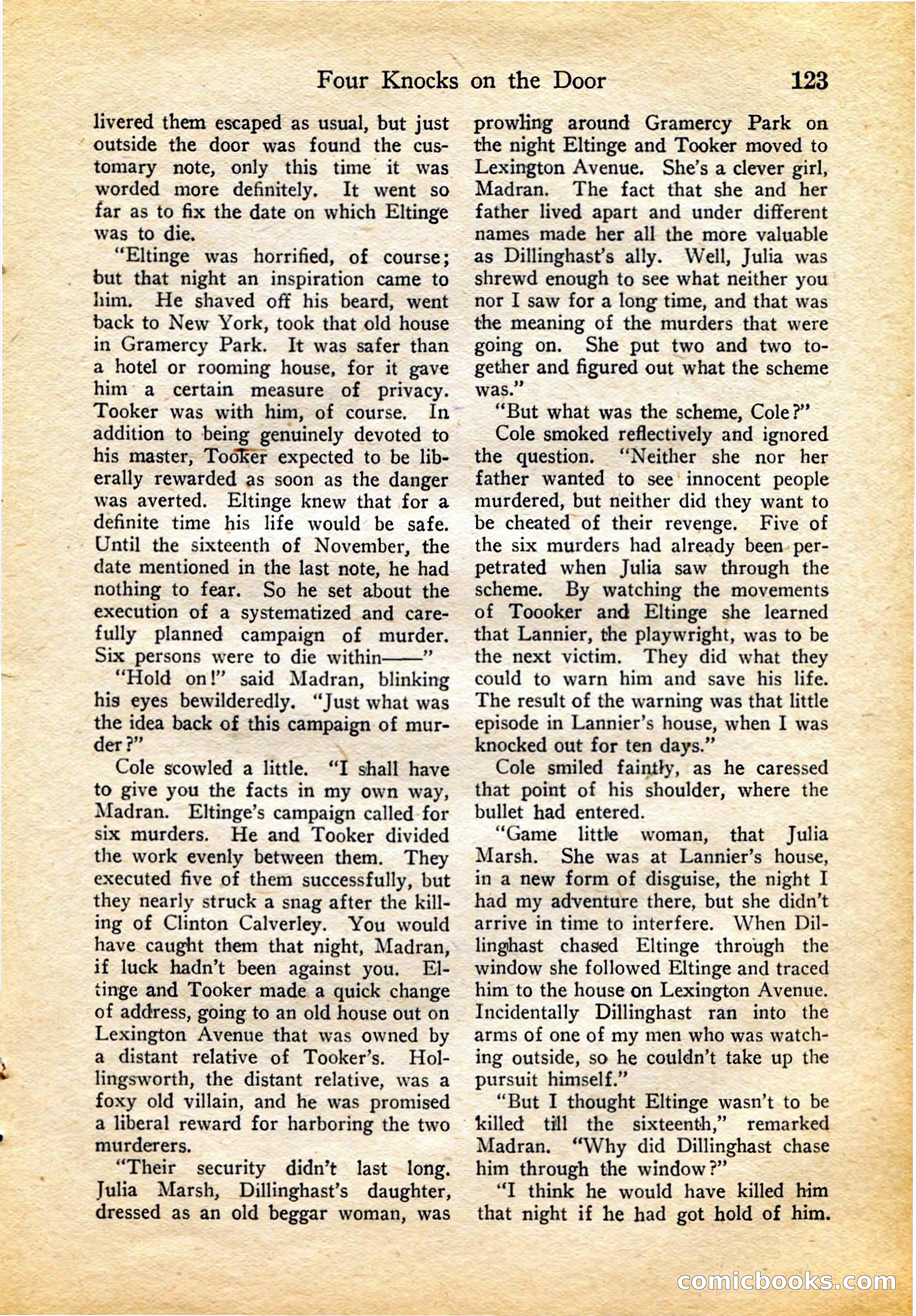 Detective Story Magazine, February 4, 1922 — page 133 of 164