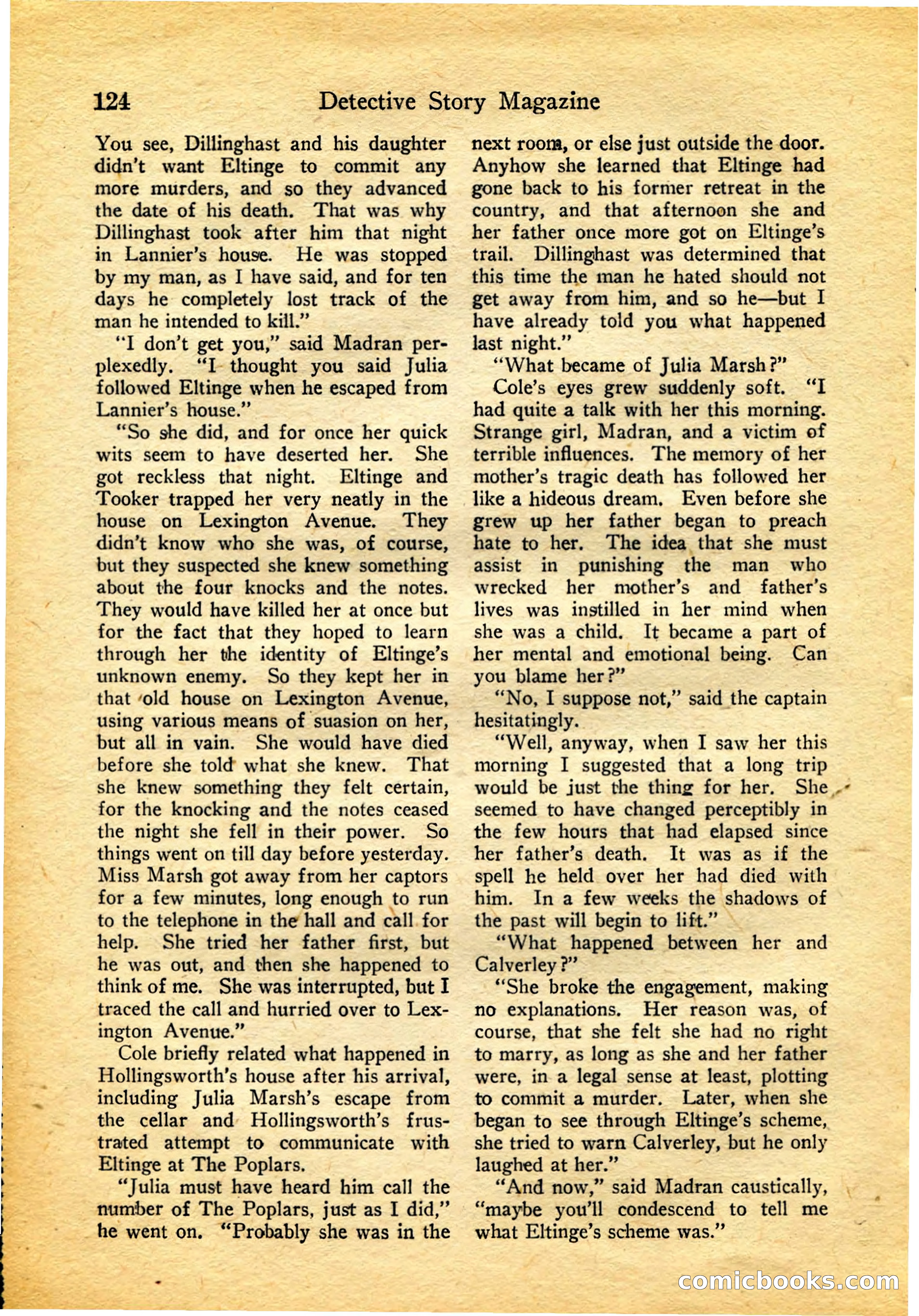 Detective Story Magazine, February 4, 1922 — page 134 of 164