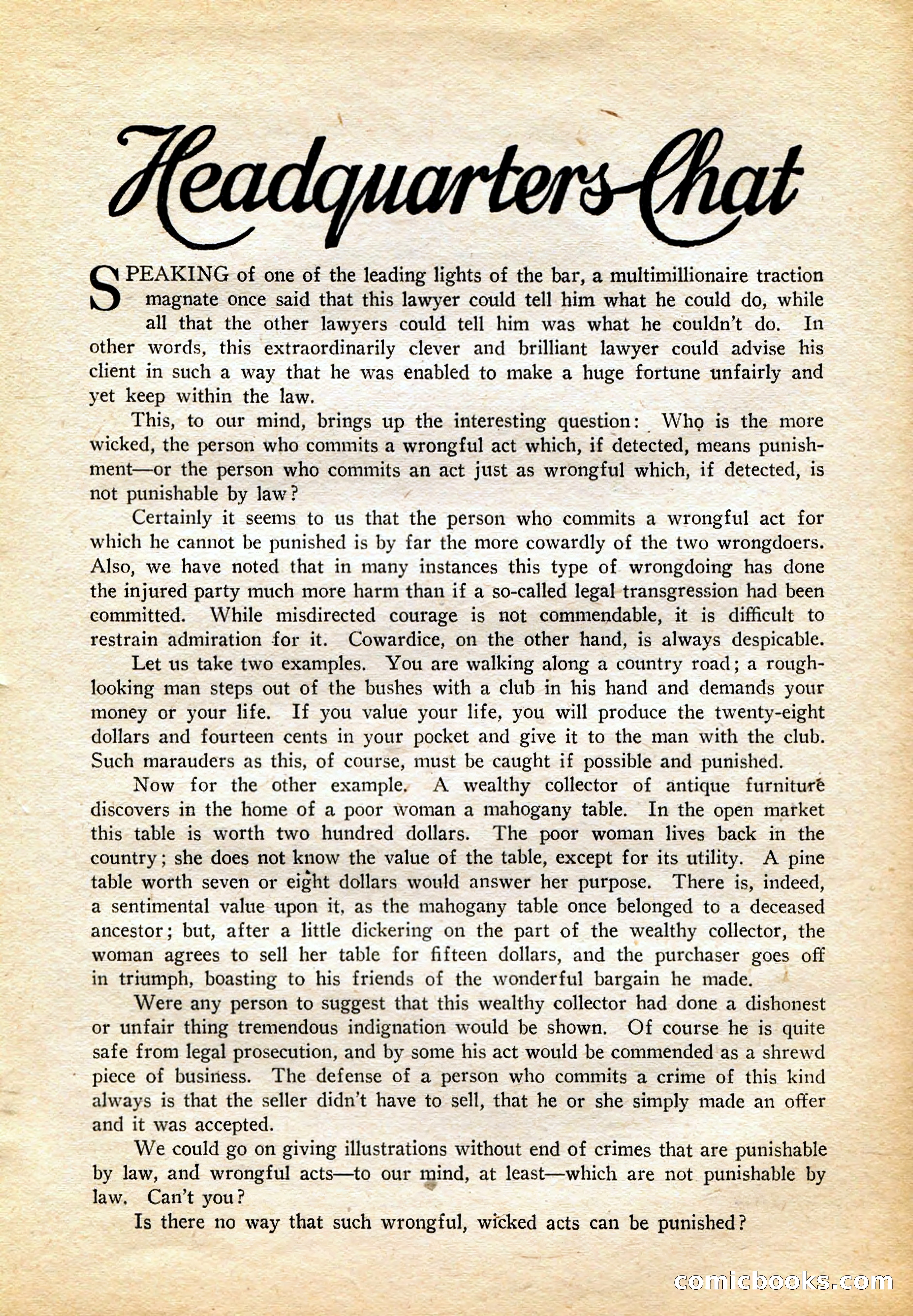 Detective Story Magazine, February 4, 1922 — page 137 of 164