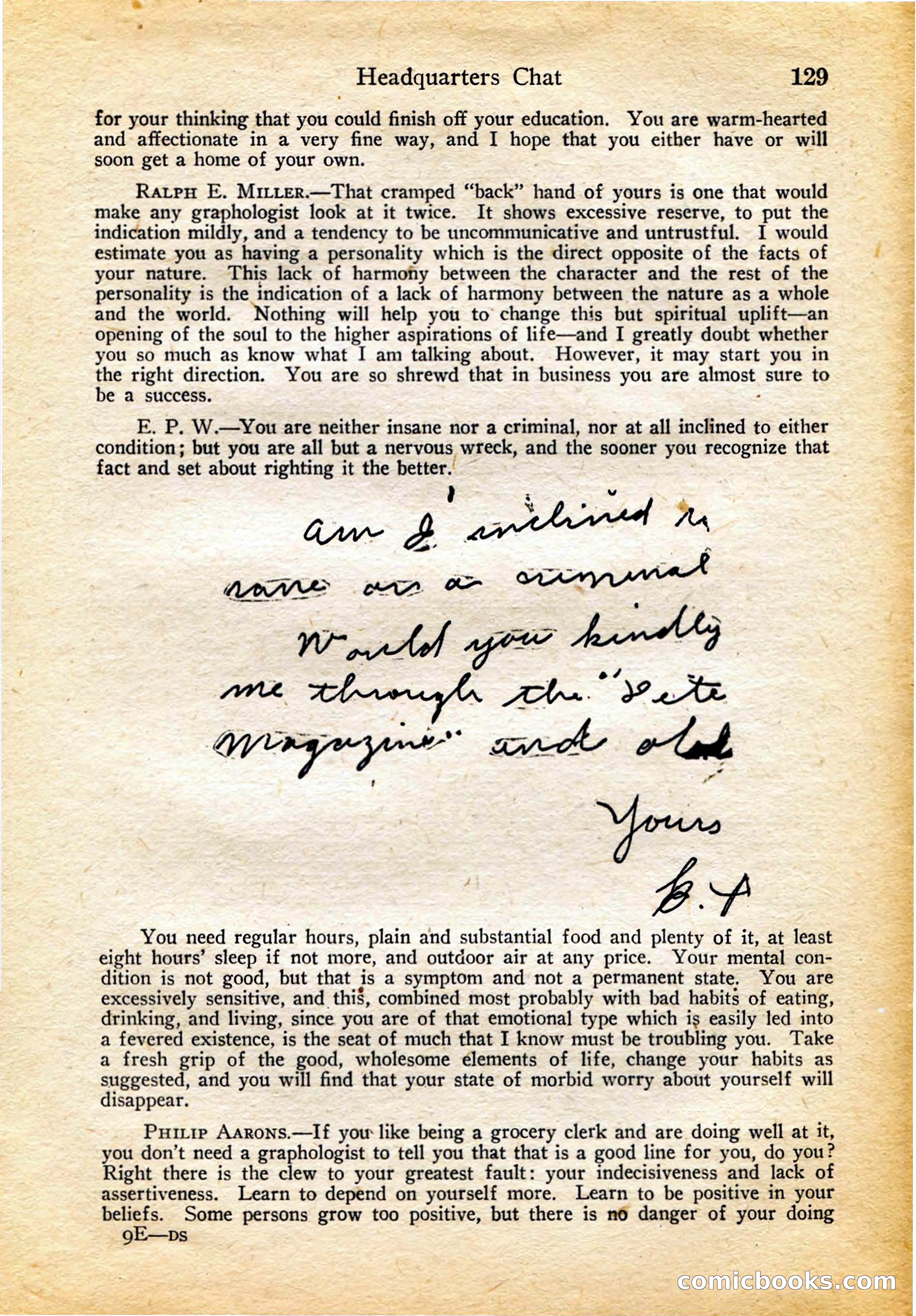 Detective Story Magazine, February 4, 1922 — page 139 of 164