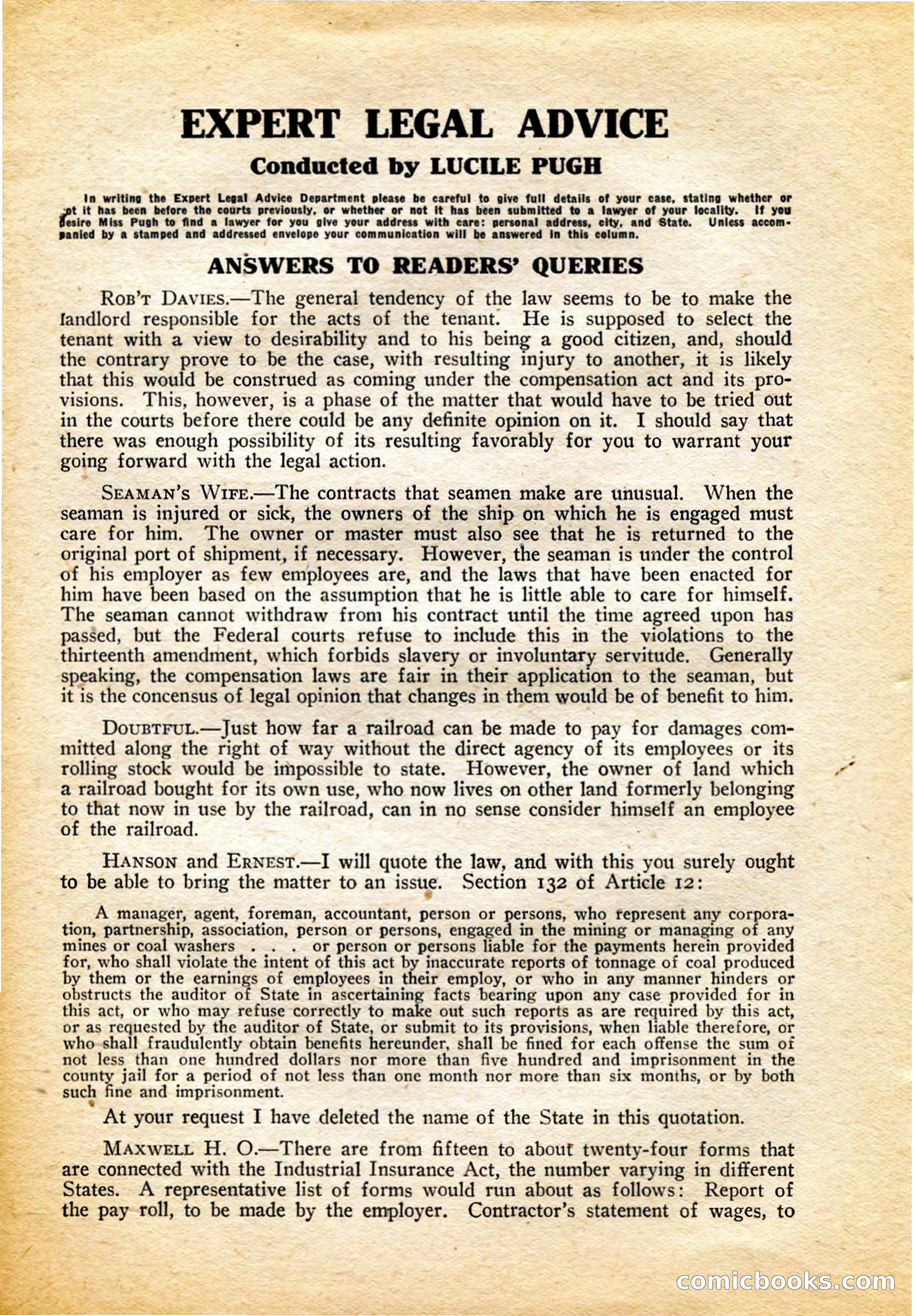 Detective Story Magazine, February 4, 1922 — page 144 of 164