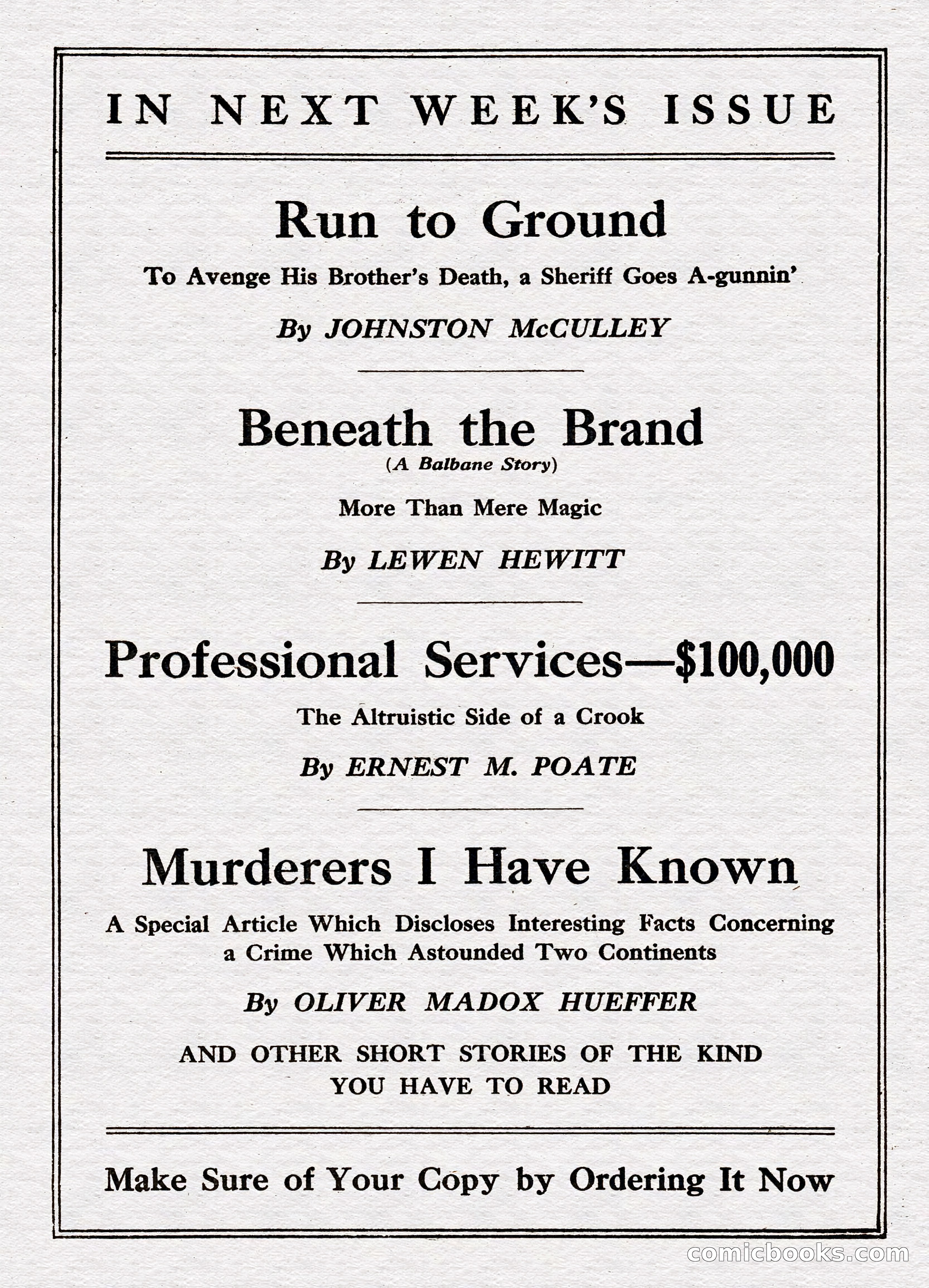 Detective Story Magazine, August 27, 1921 — page 4 of 149