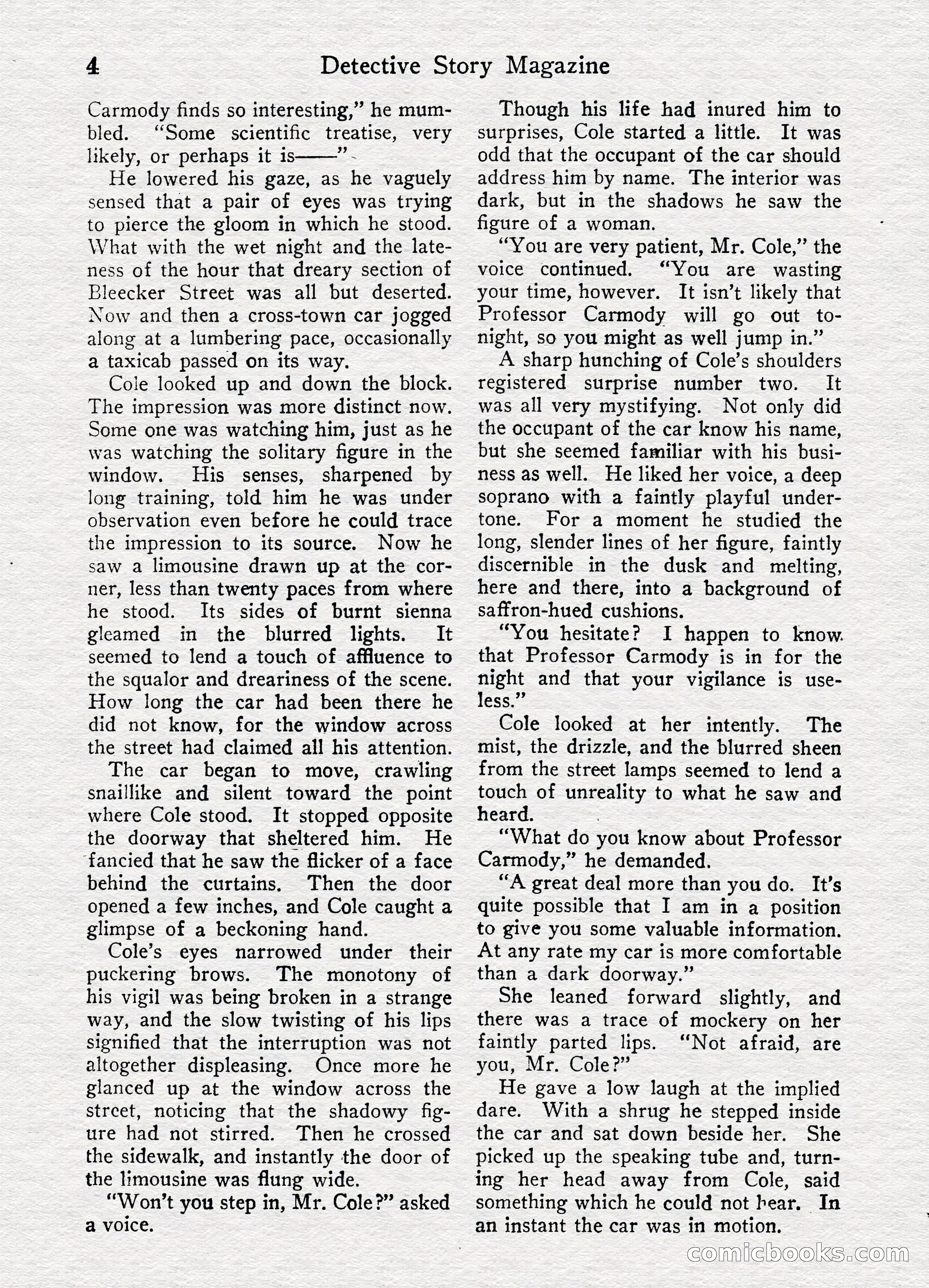 Detective Story Magazine, August 27, 1921 — page 6 of 149