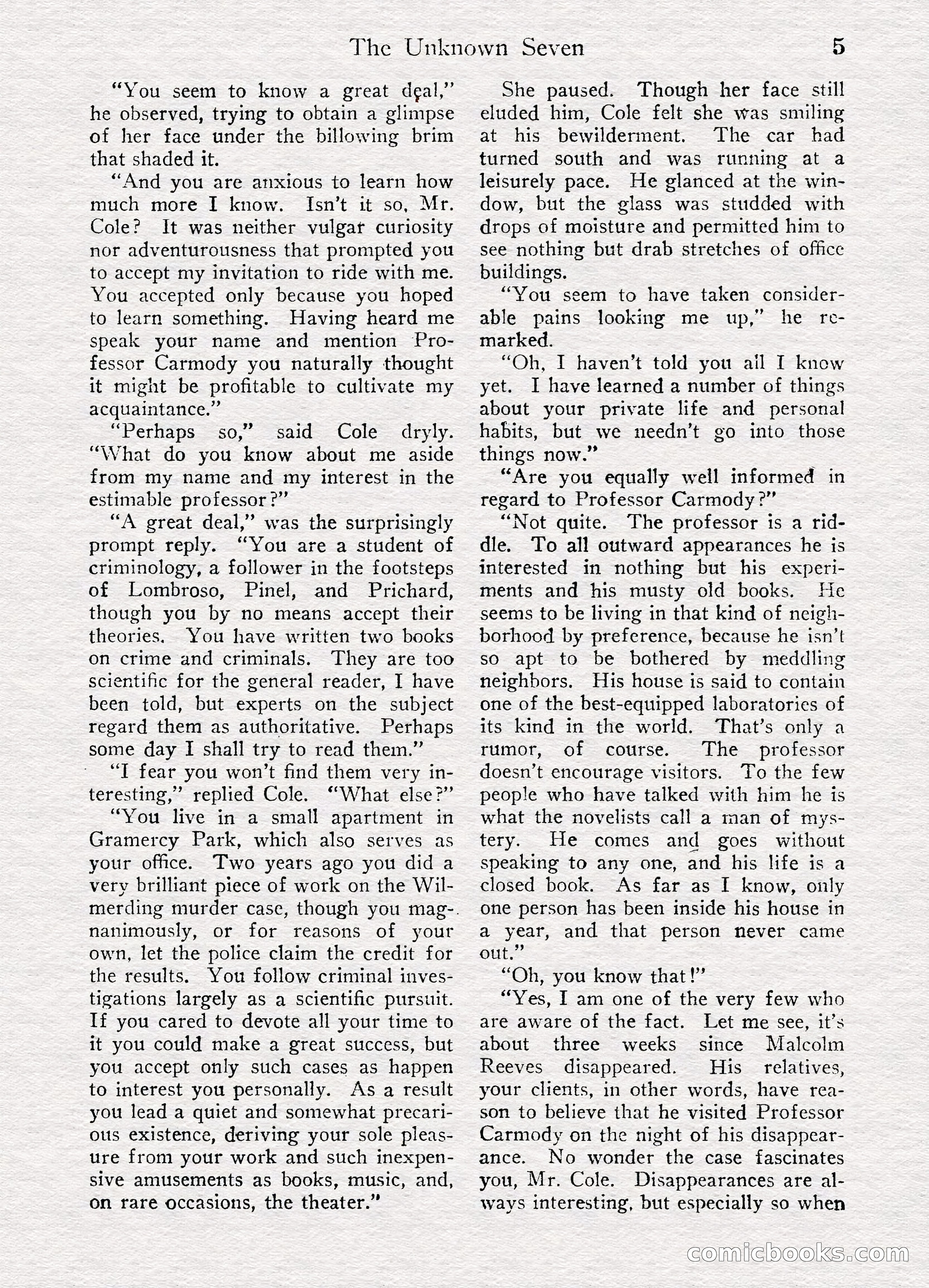 Detective Story Magazine, August 27, 1921 — page 7 of 149