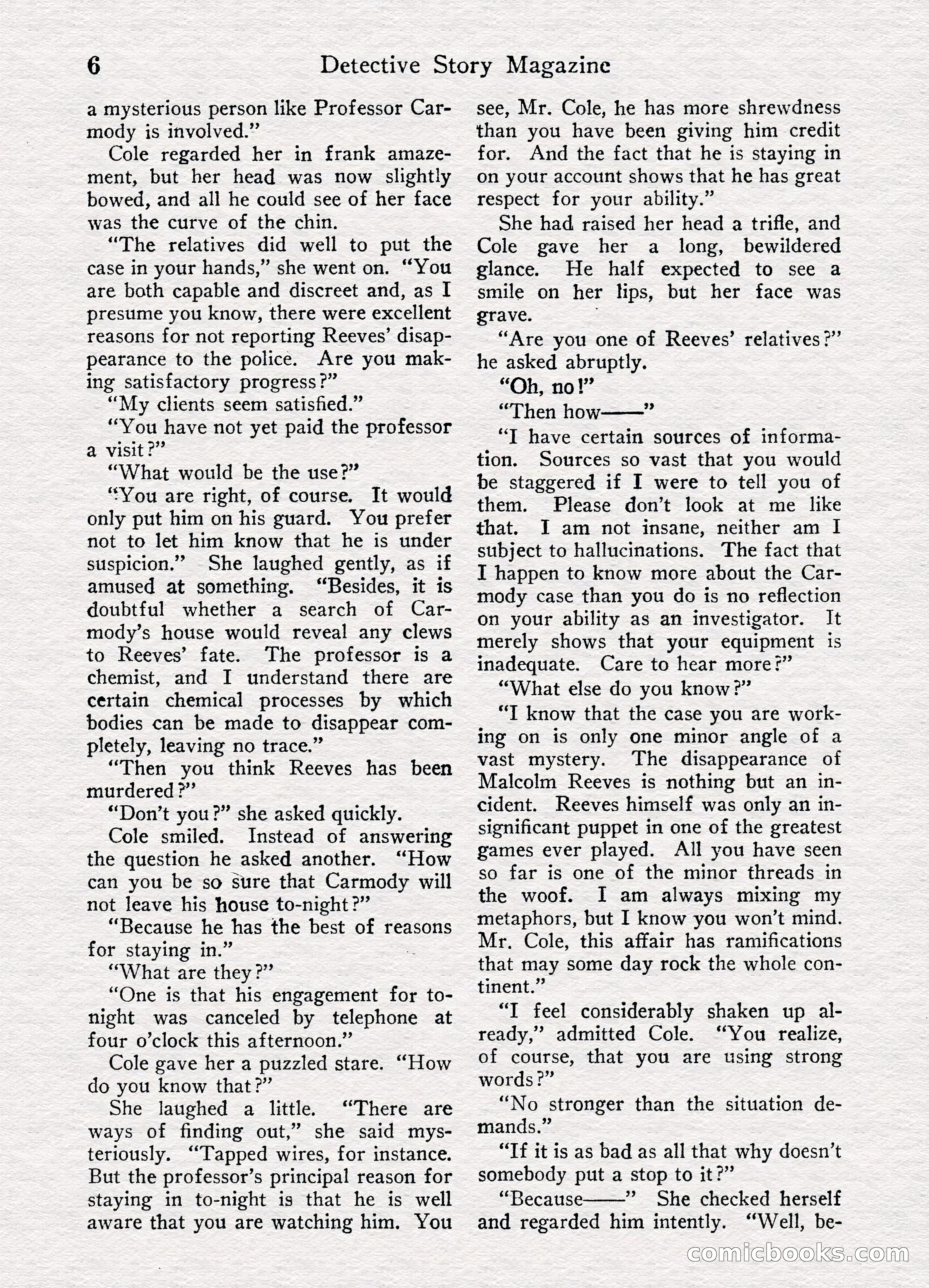 Detective Story Magazine, August 27, 1921 — page 8 of 149