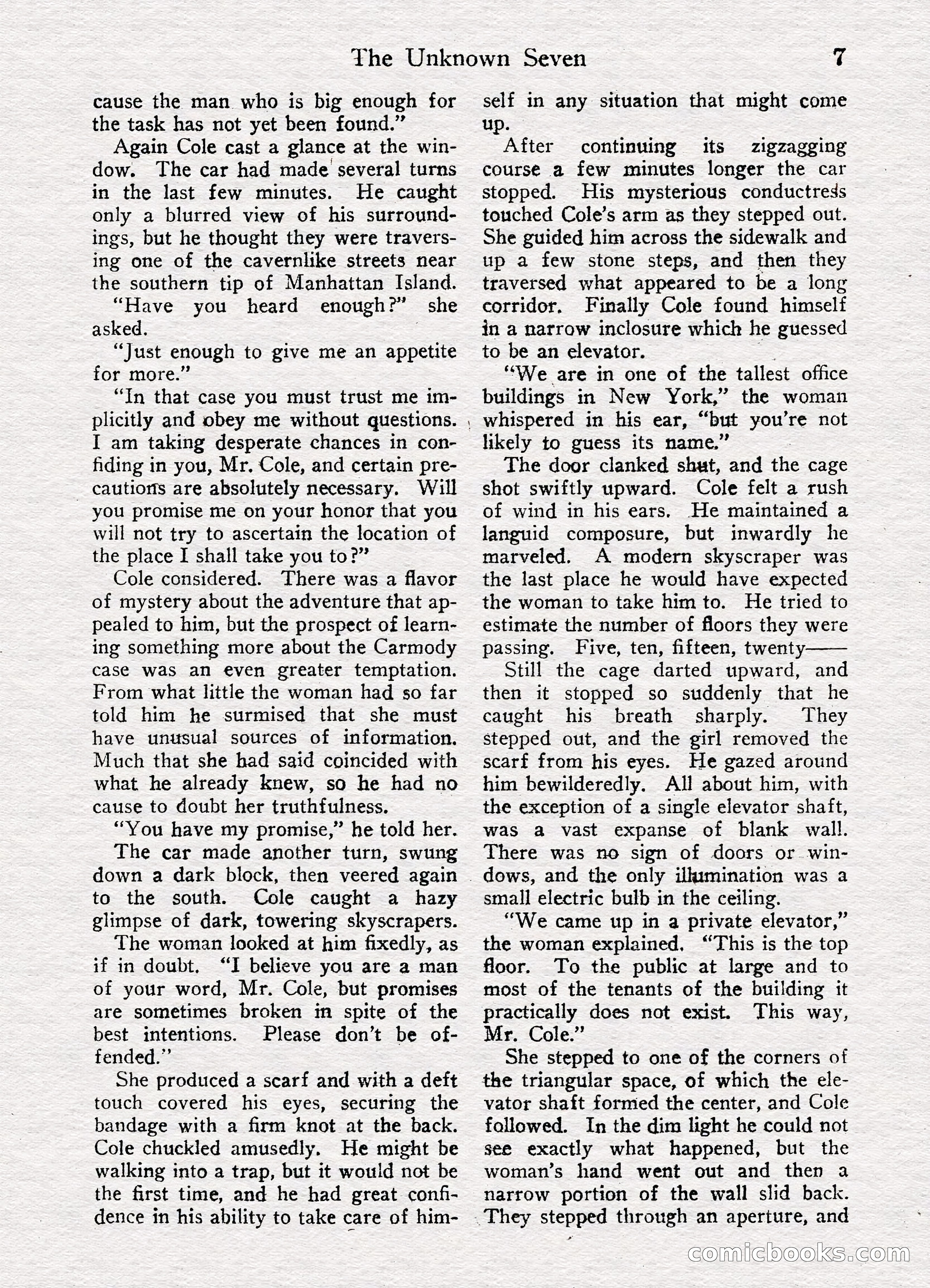 Detective Story Magazine, August 27, 1921 — page 9 of 149