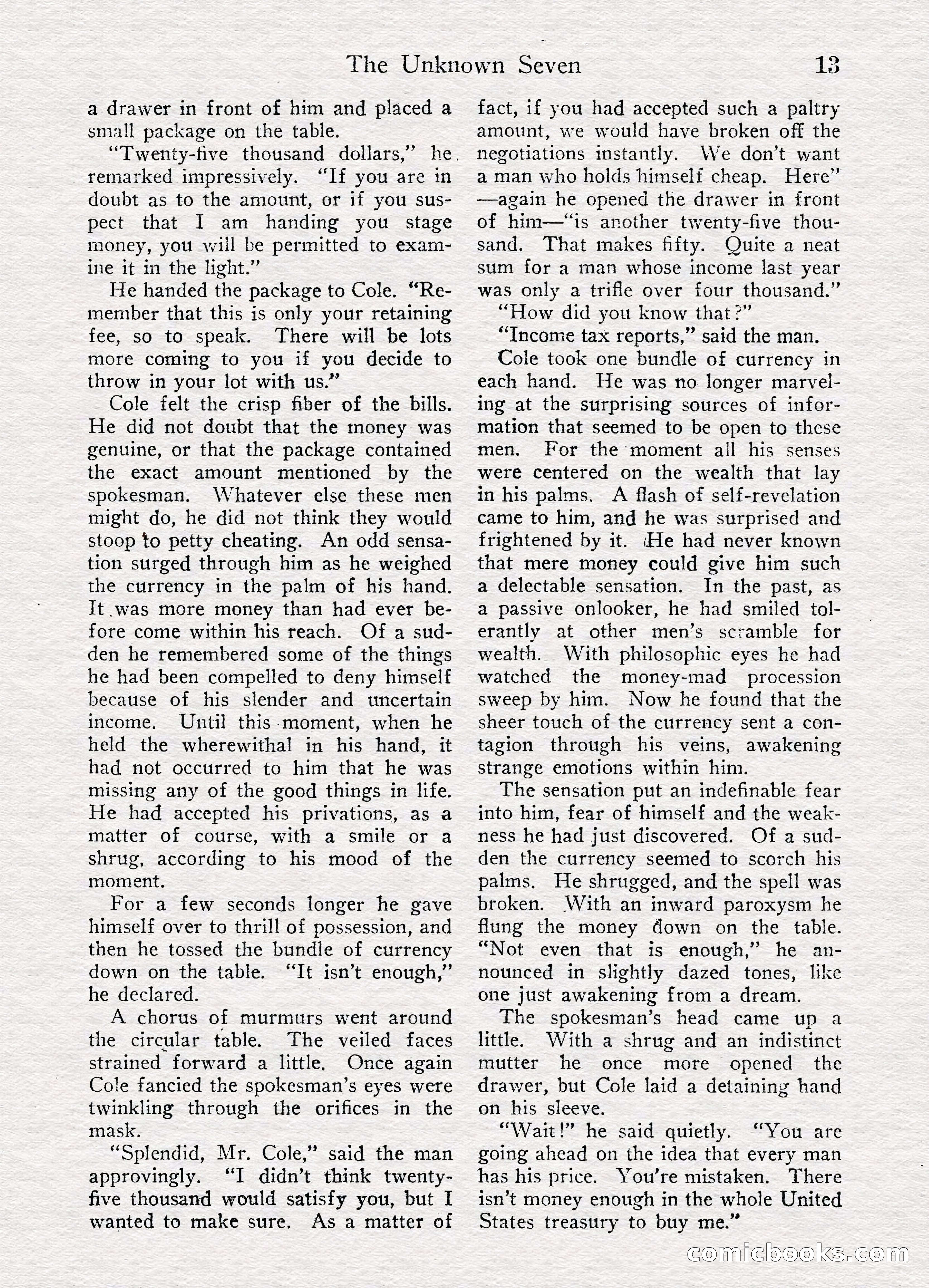 Detective Story Magazine, August 27, 1921 — page 15 of 149