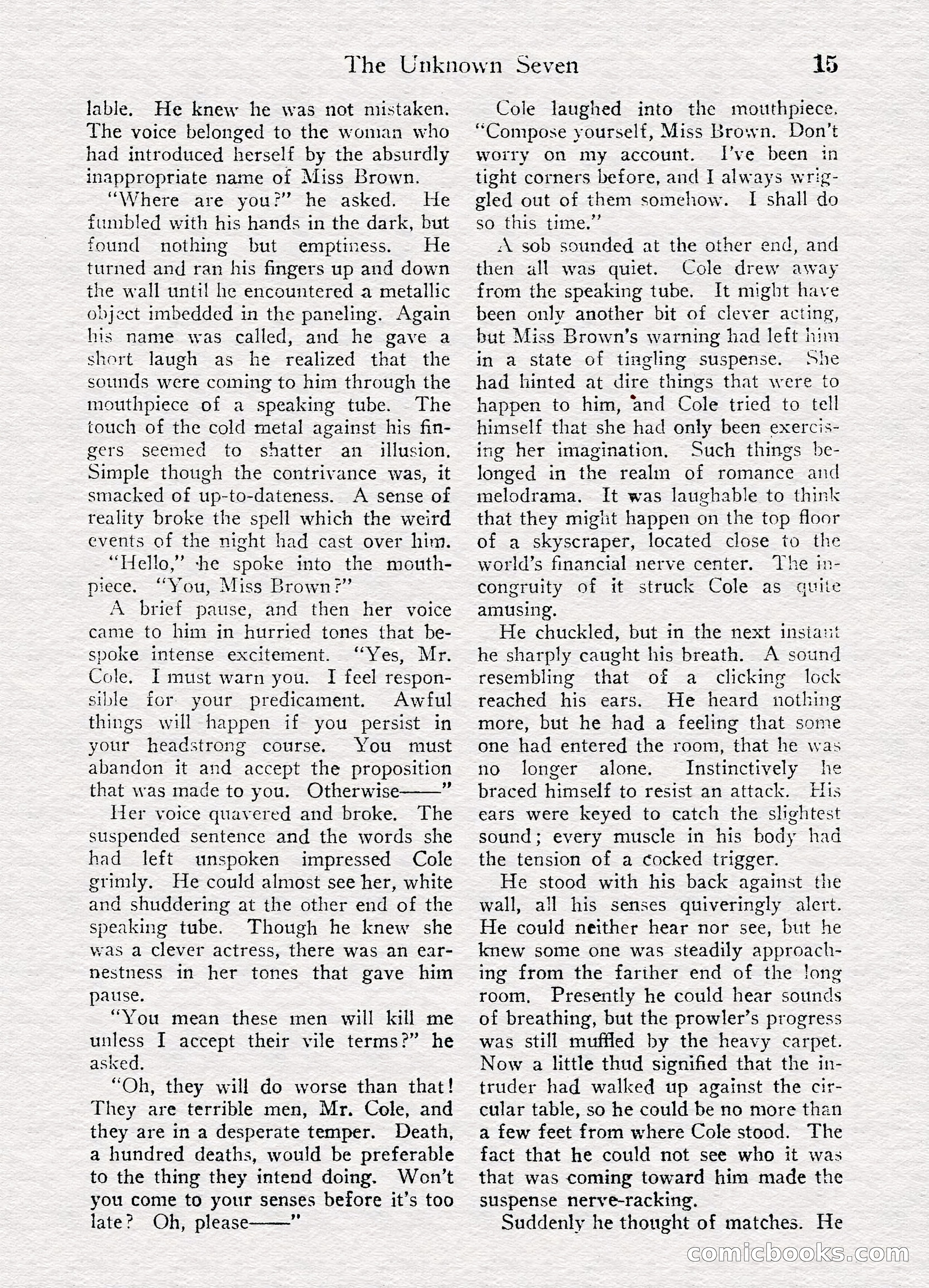 Detective Story Magazine, August 27, 1921 — page 17 of 149