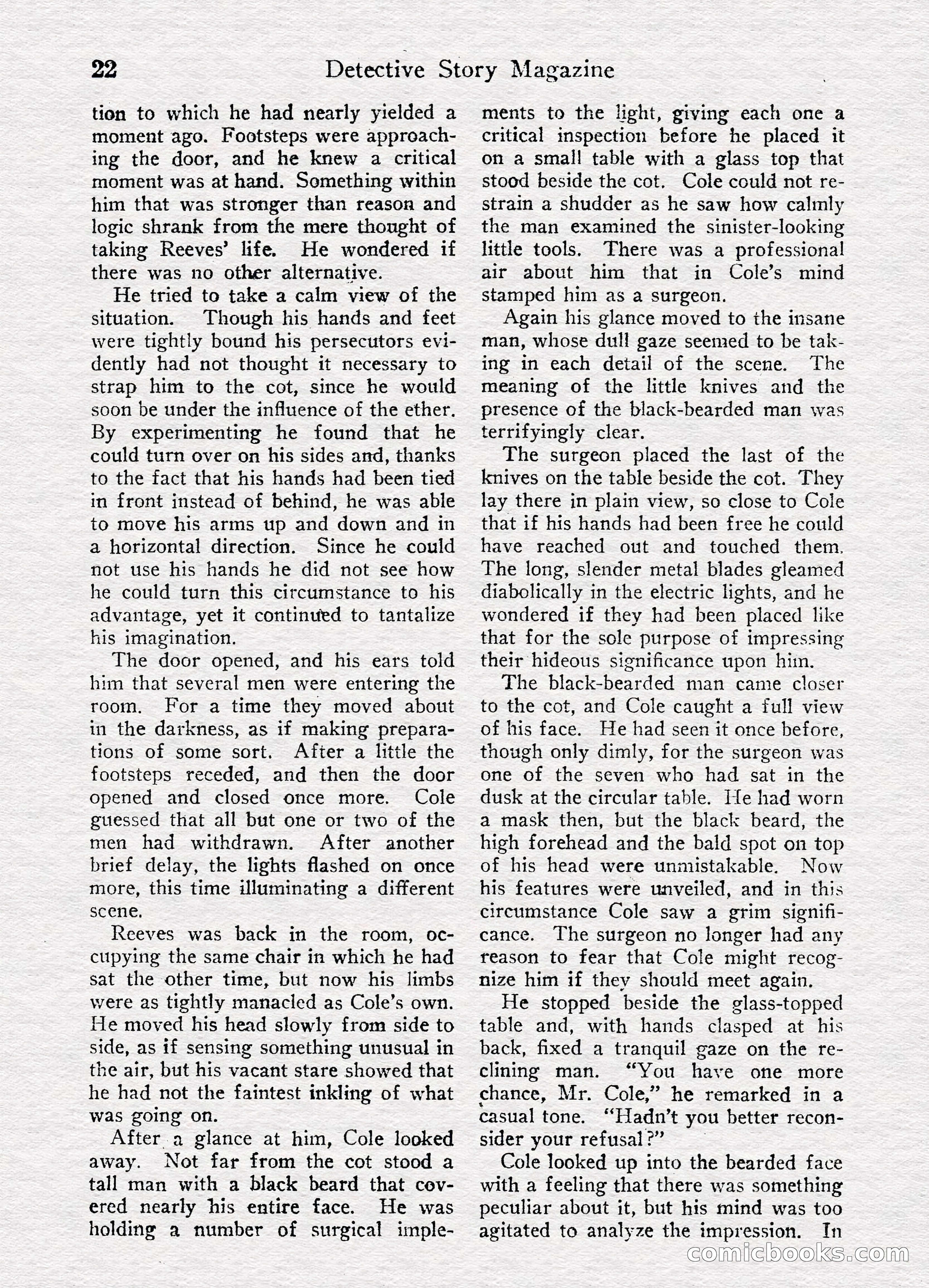 Detective Story Magazine, August 27, 1921 — page 24 of 149