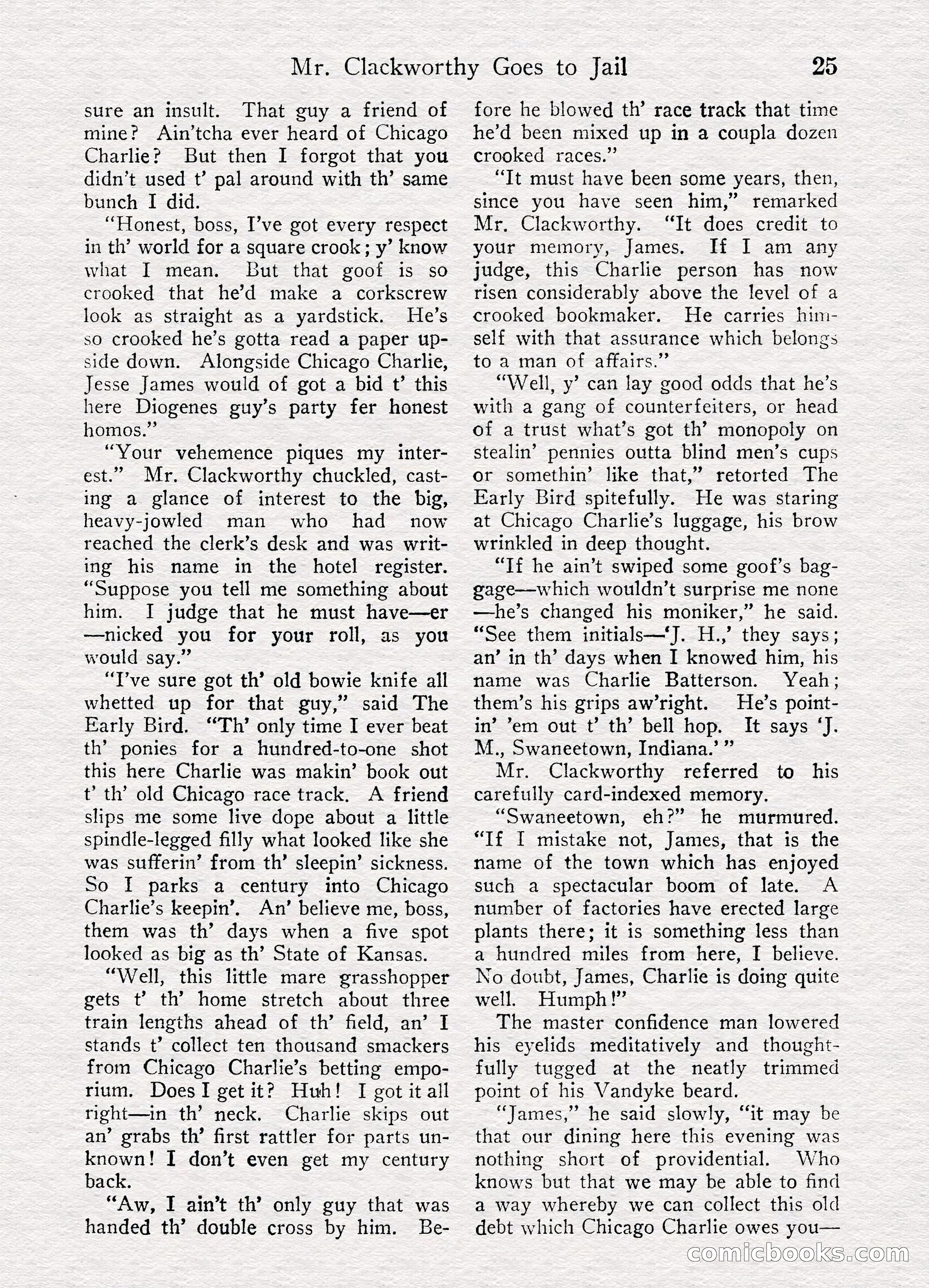 Detective Story Magazine, August 27, 1921 — page 27 of 149