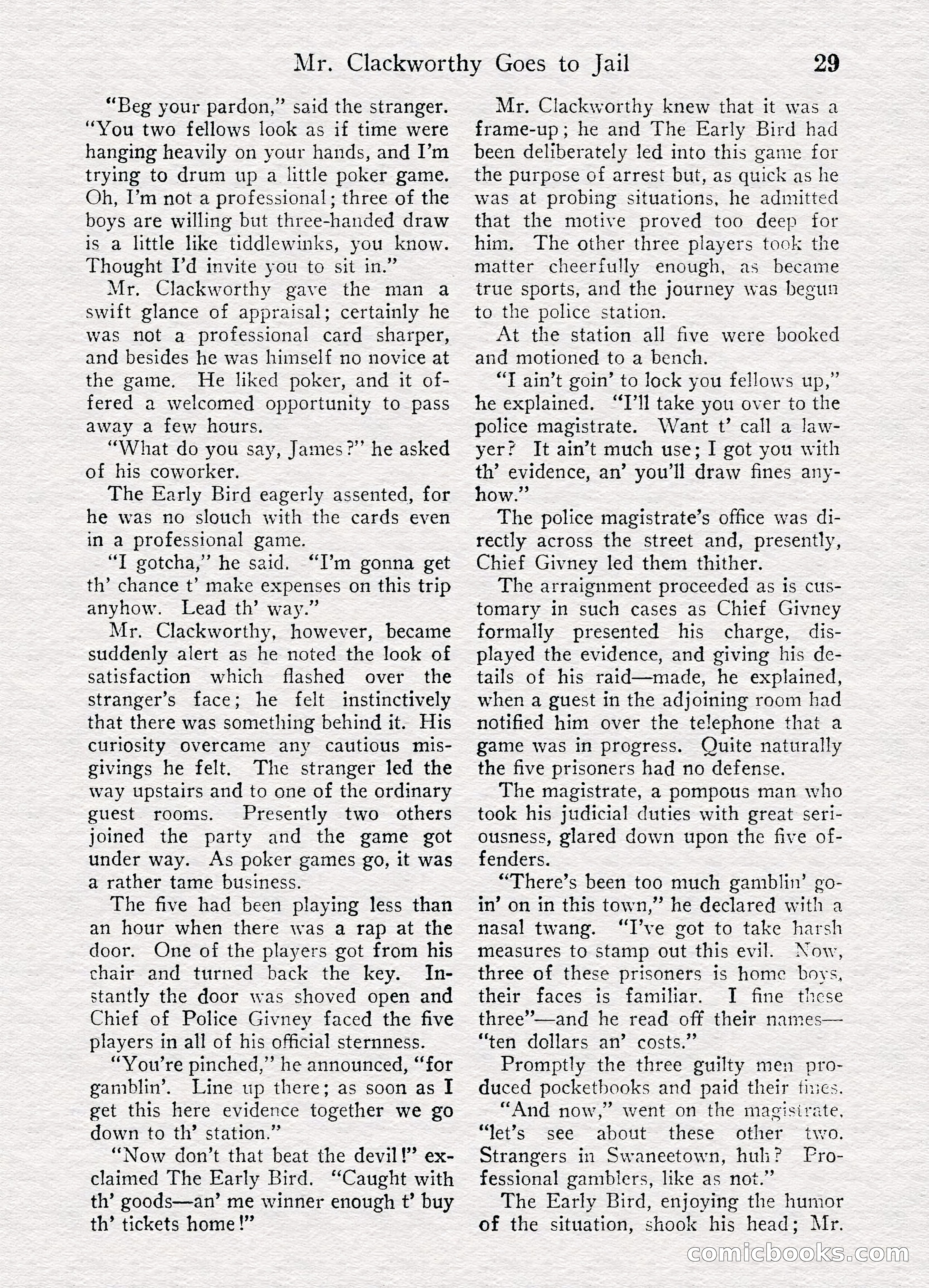 Detective Story Magazine, August 27, 1921 — page 31 of 149