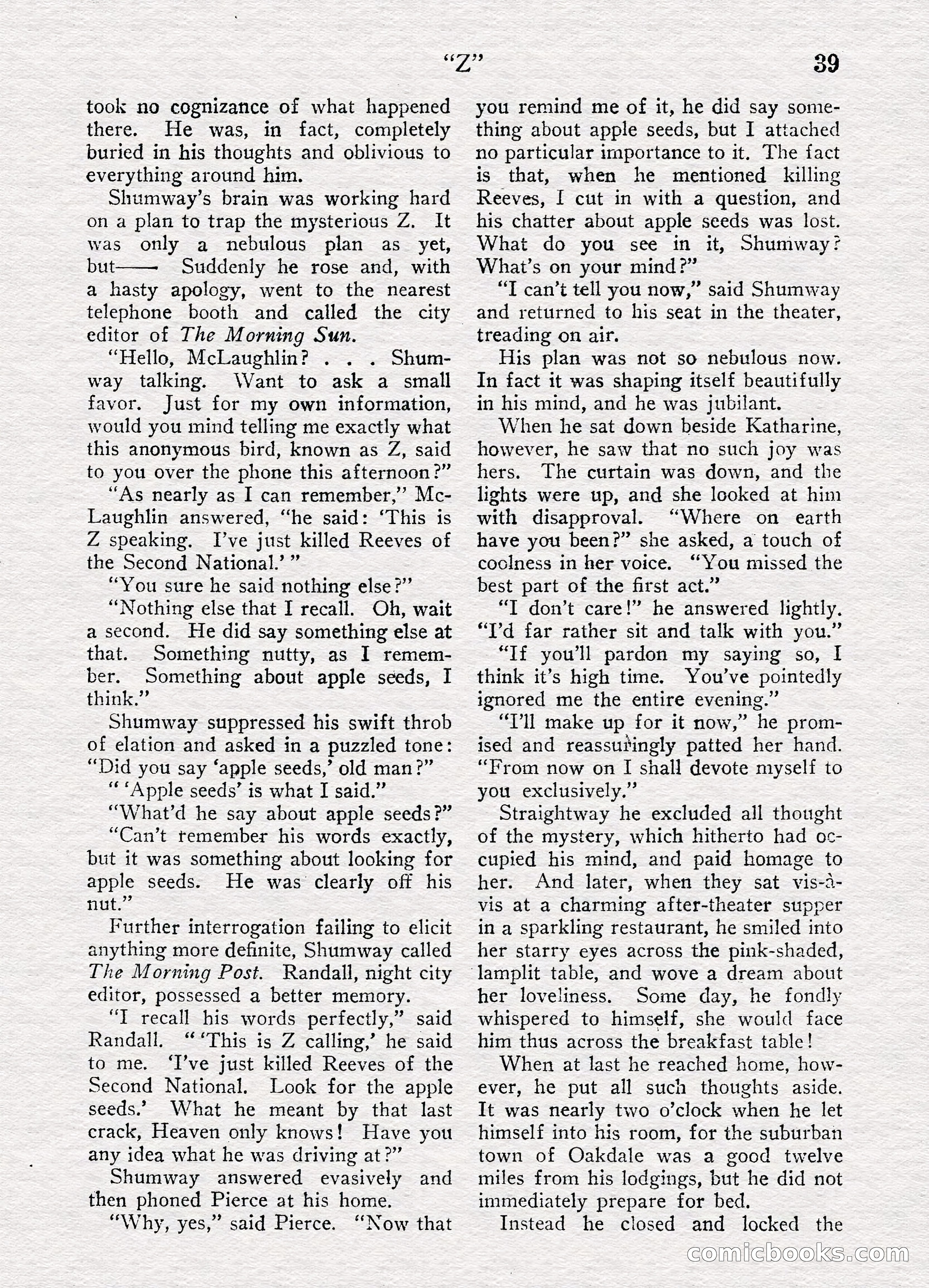 Detective Story Magazine, August 27, 1921 — page 41 of 149
