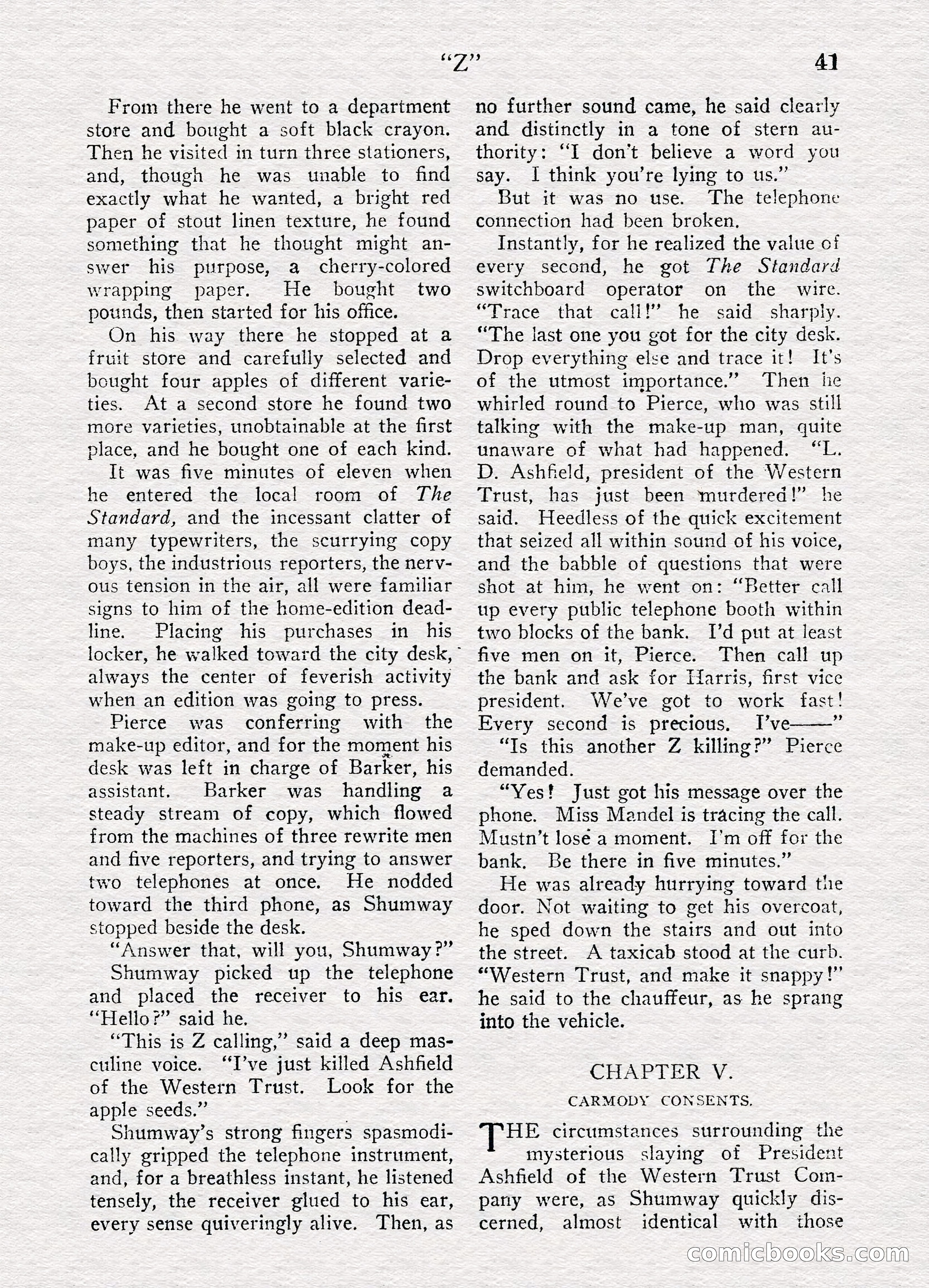 Detective Story Magazine, August 27, 1921 — page 43 of 149