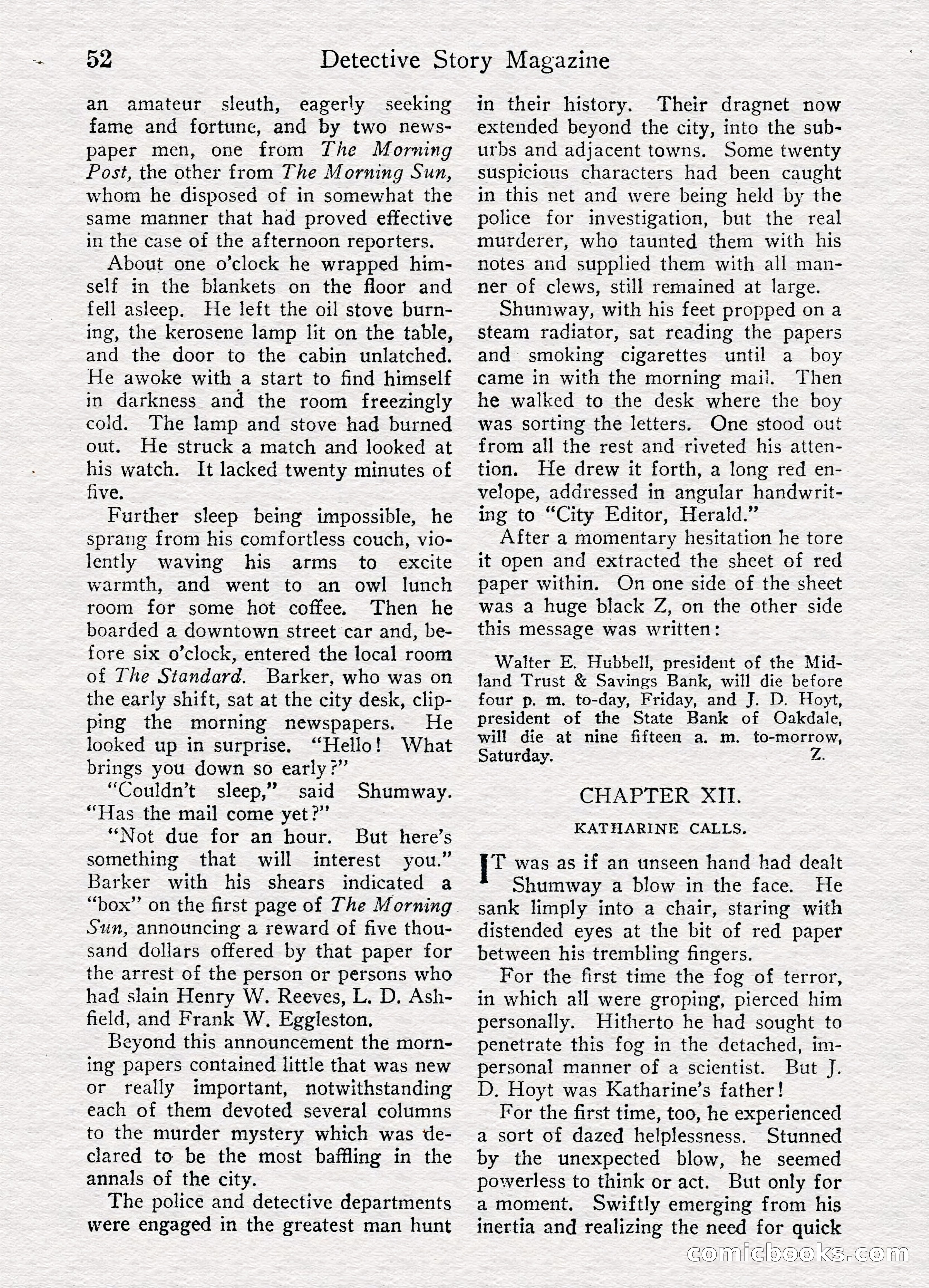 Detective Story Magazine, August 27, 1921 — page 54 of 149