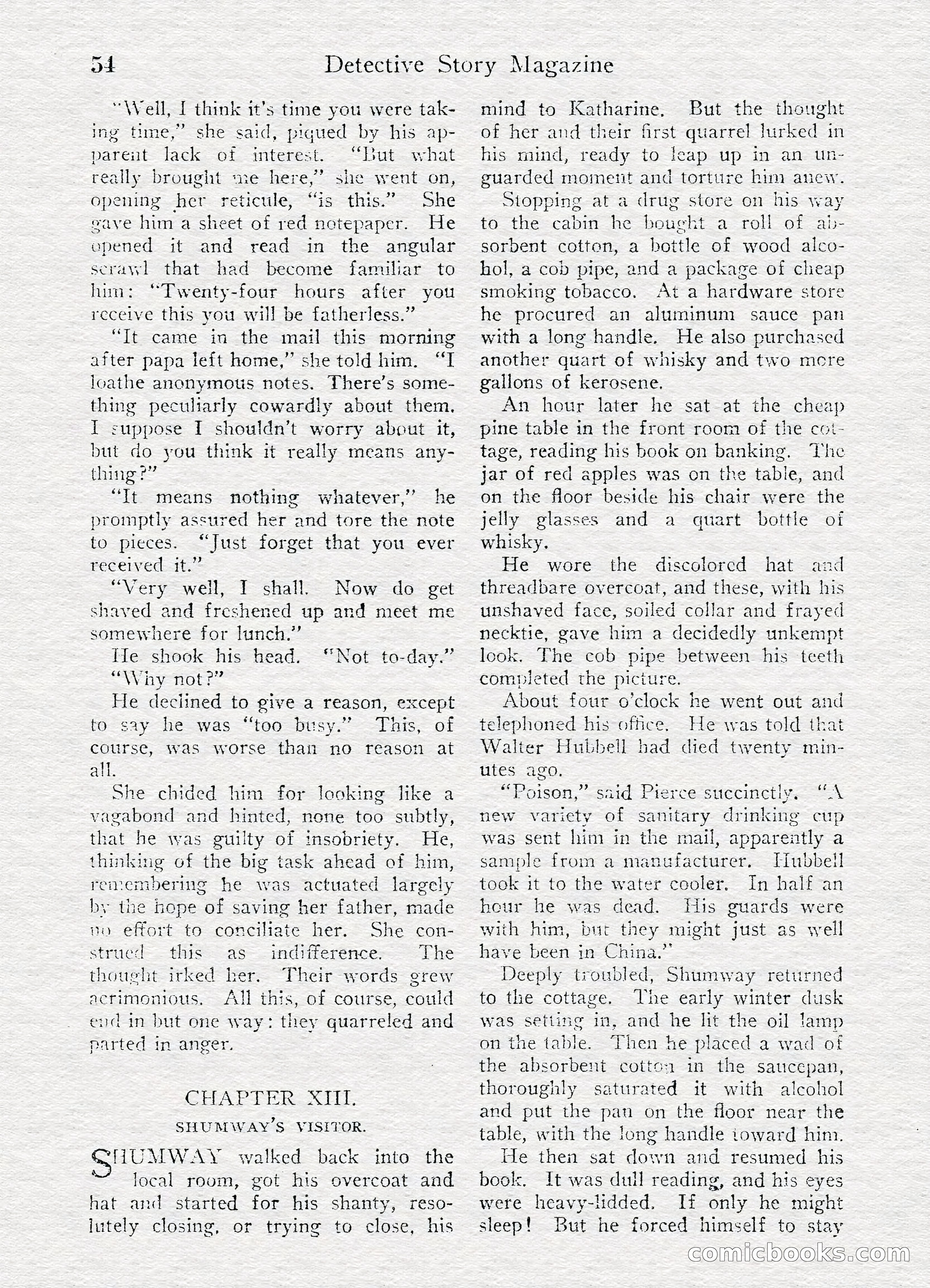 Detective Story Magazine, August 27, 1921 — page 56 of 149