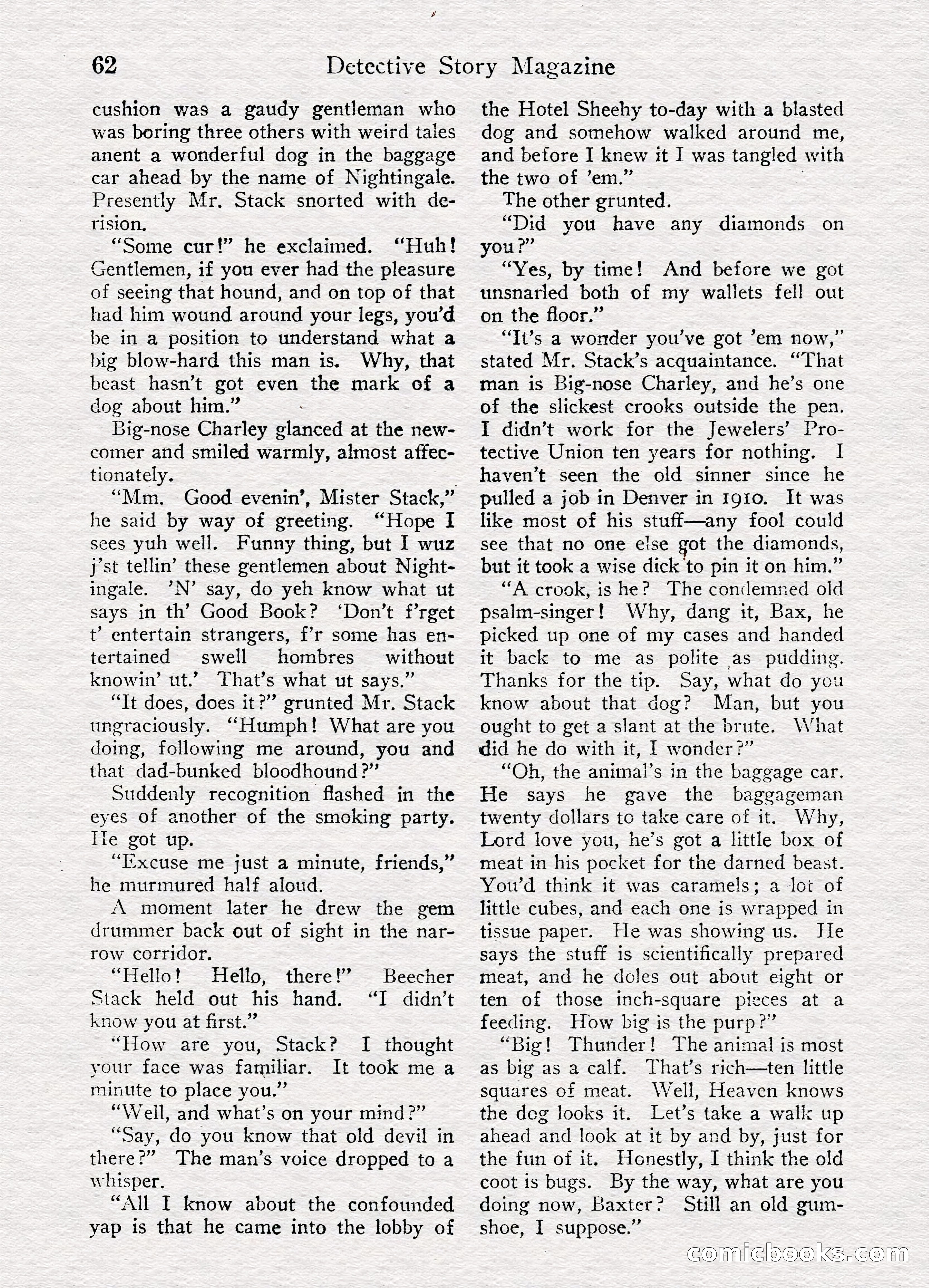 Detective Story Magazine, August 27, 1921 — page 64 of 149