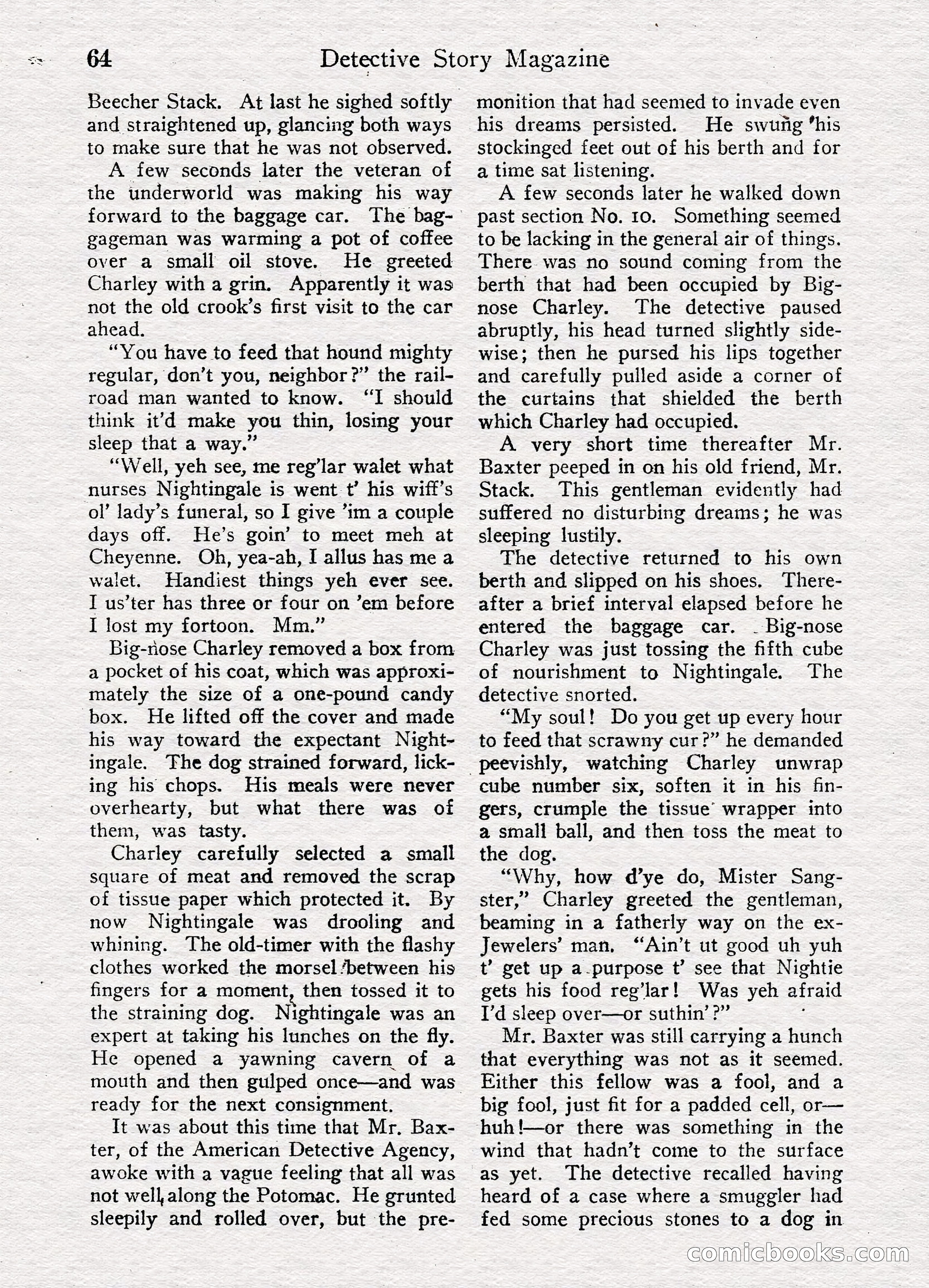 Detective Story Magazine, August 27, 1921 — page 66 of 149