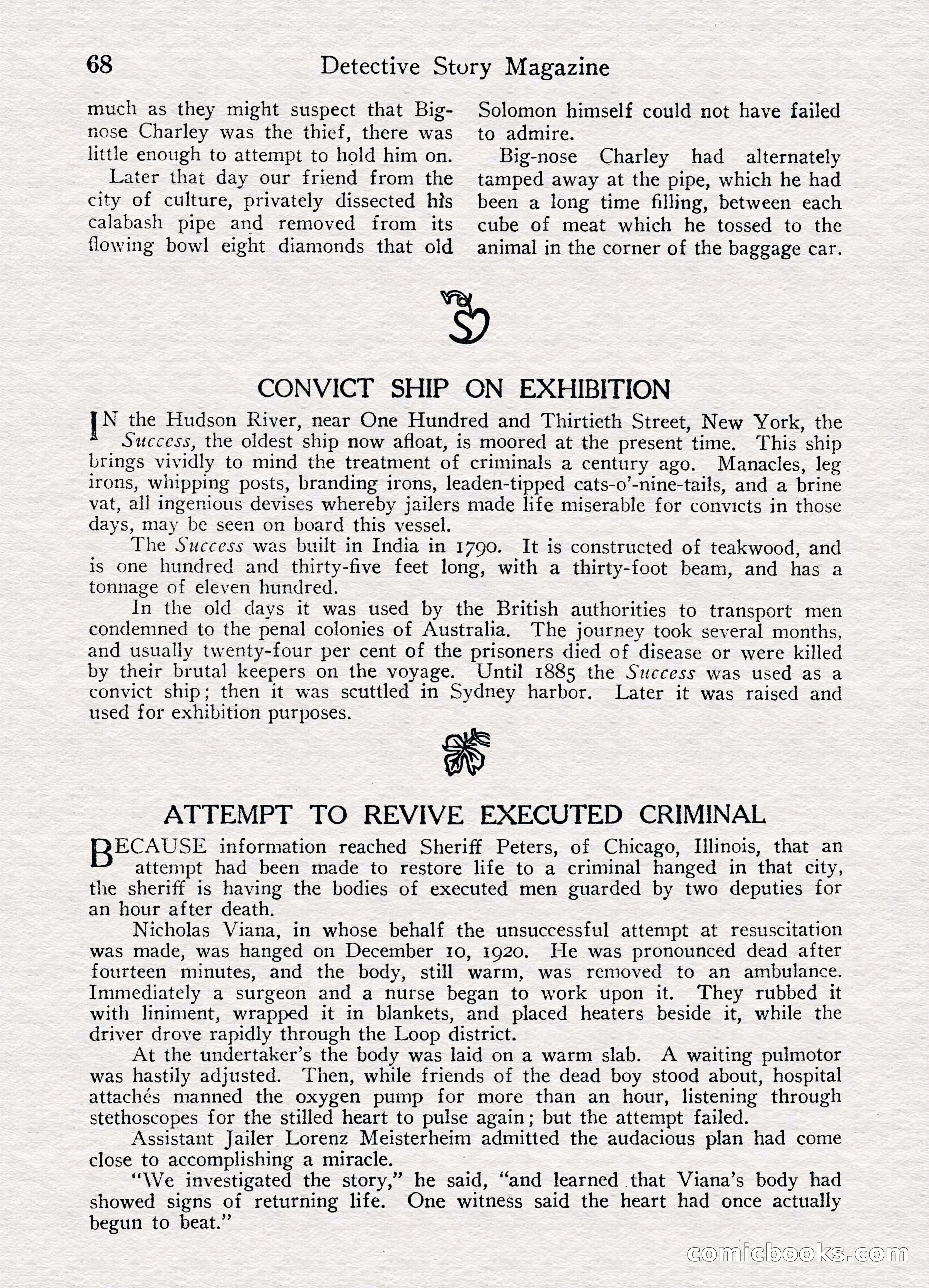 Detective Story Magazine, August 27, 1921 — page 70 of 149