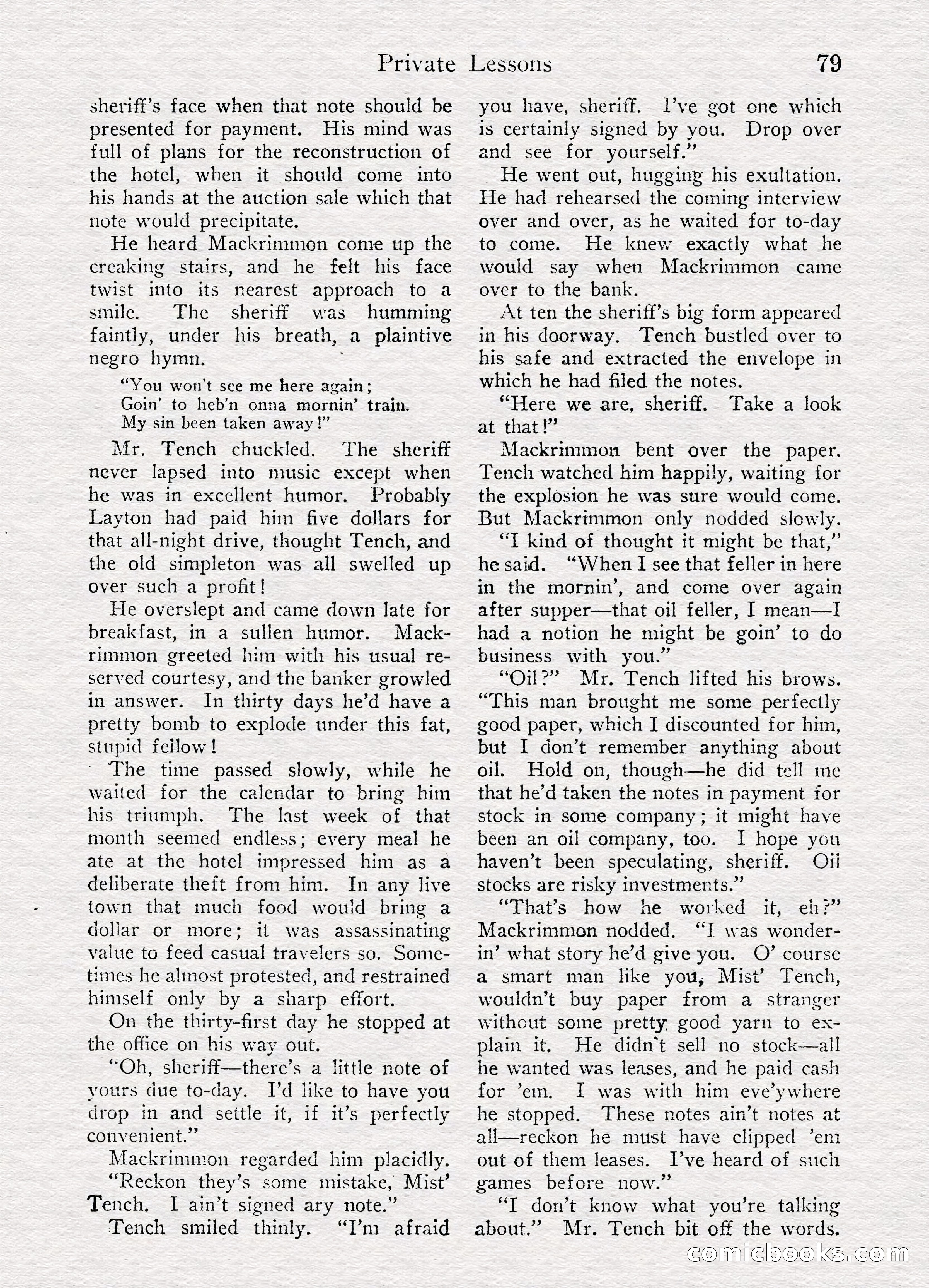 Detective Story Magazine, August 27, 1921 — page 81 of 149