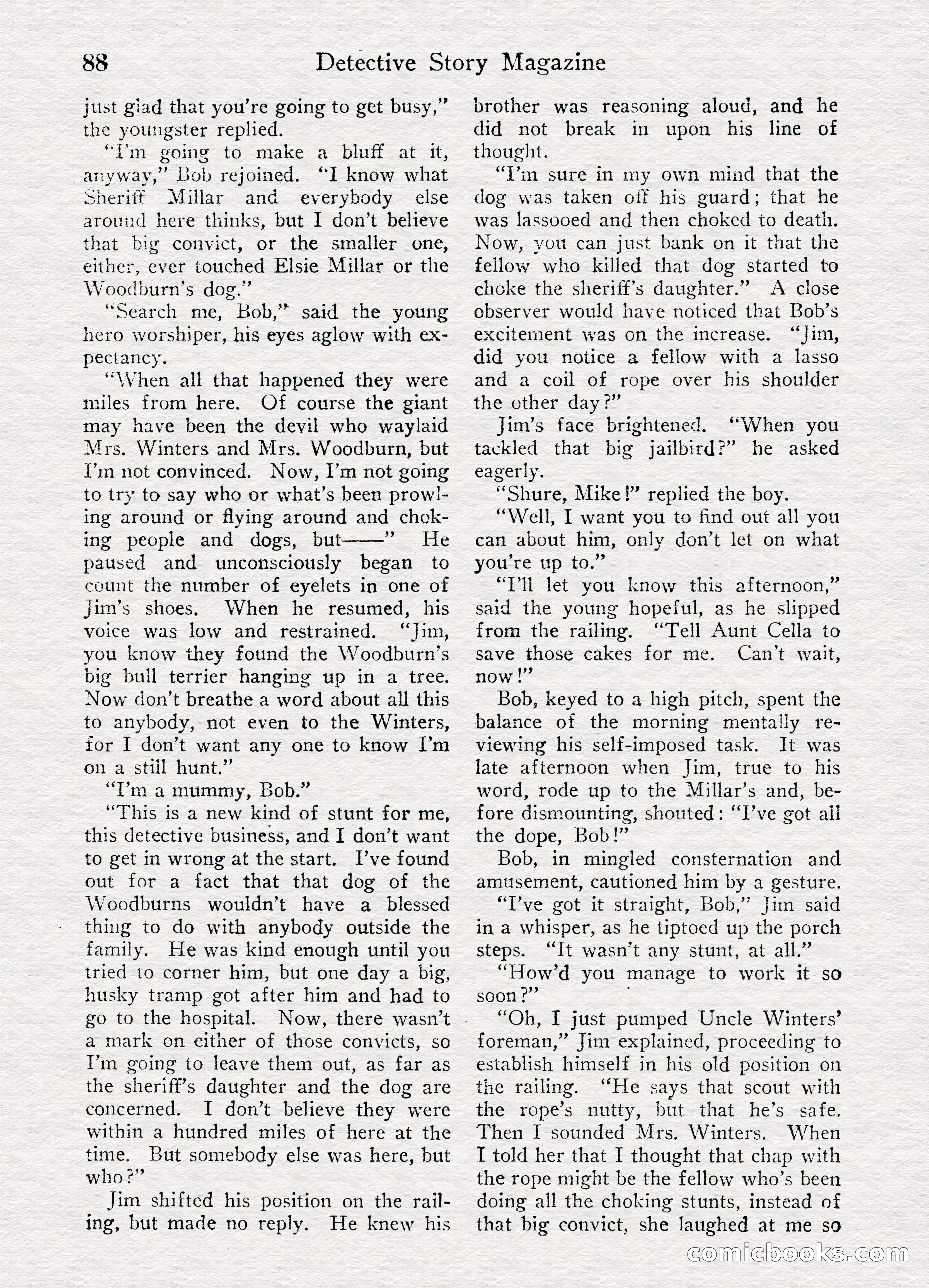 Detective Story Magazine, August 27, 1921 — page 90 of 149
