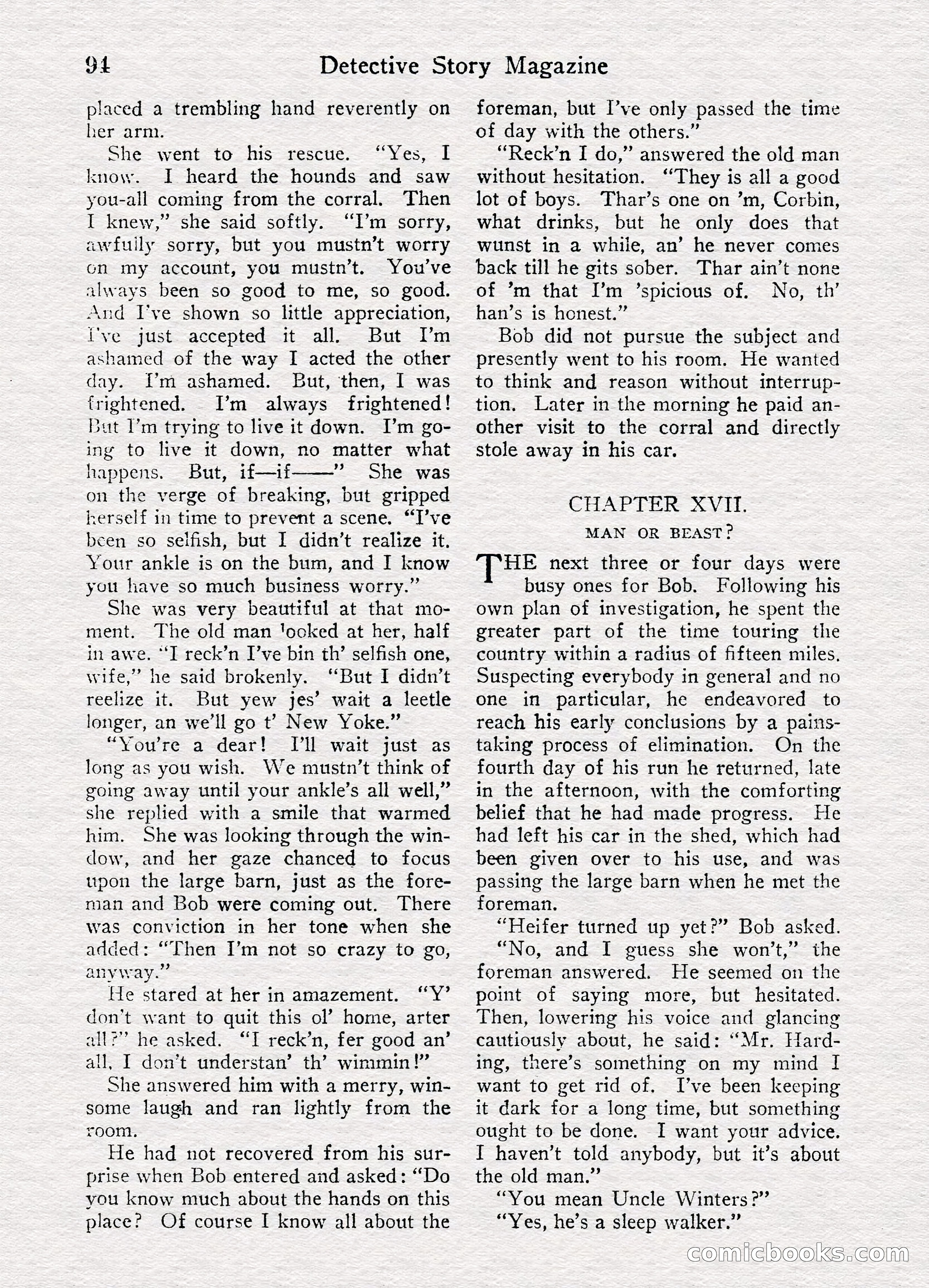Detective Story Magazine, August 27, 1921 — page 96 of 149