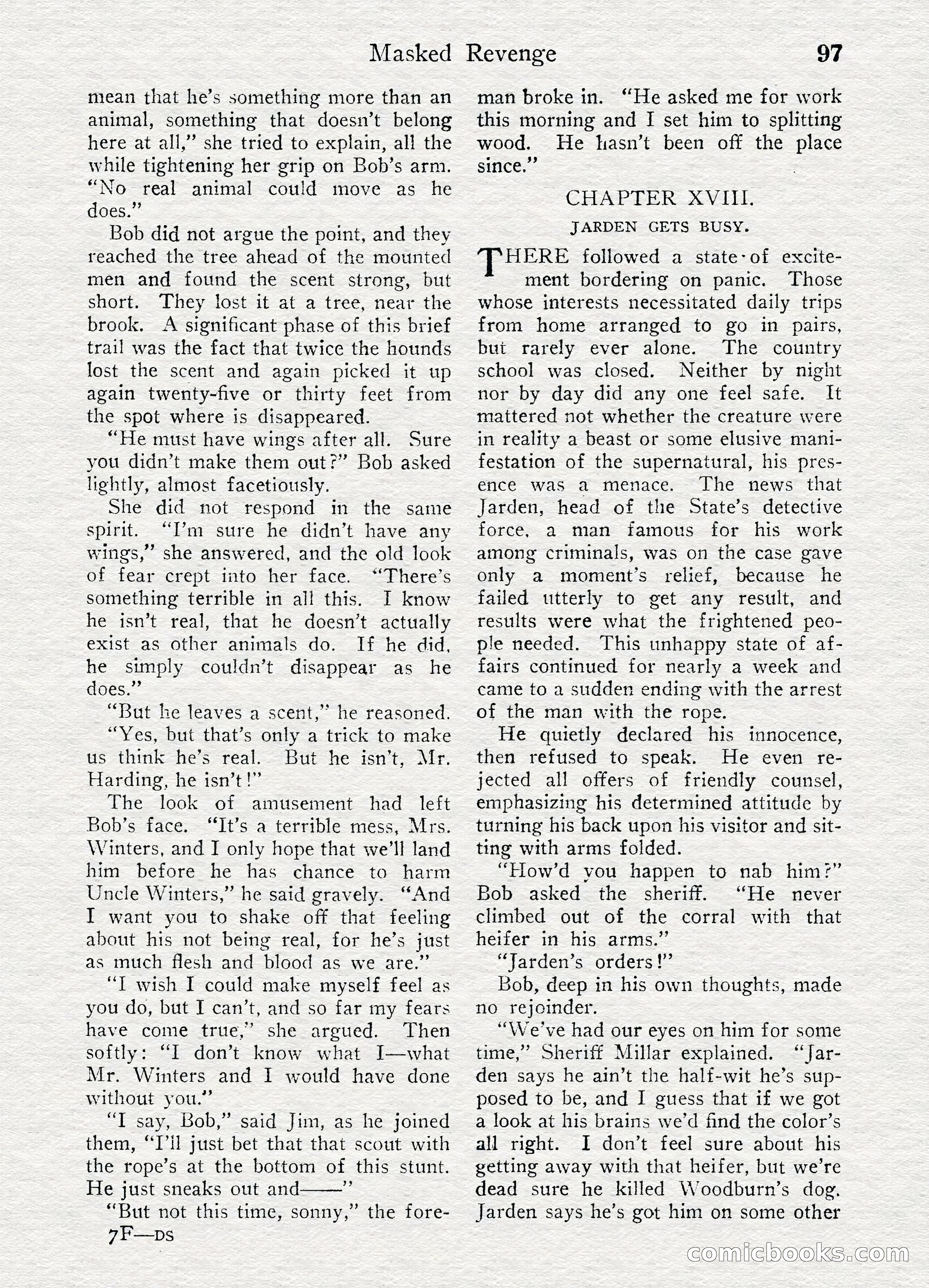Detective Story Magazine, August 27, 1921 — page 99 of 149