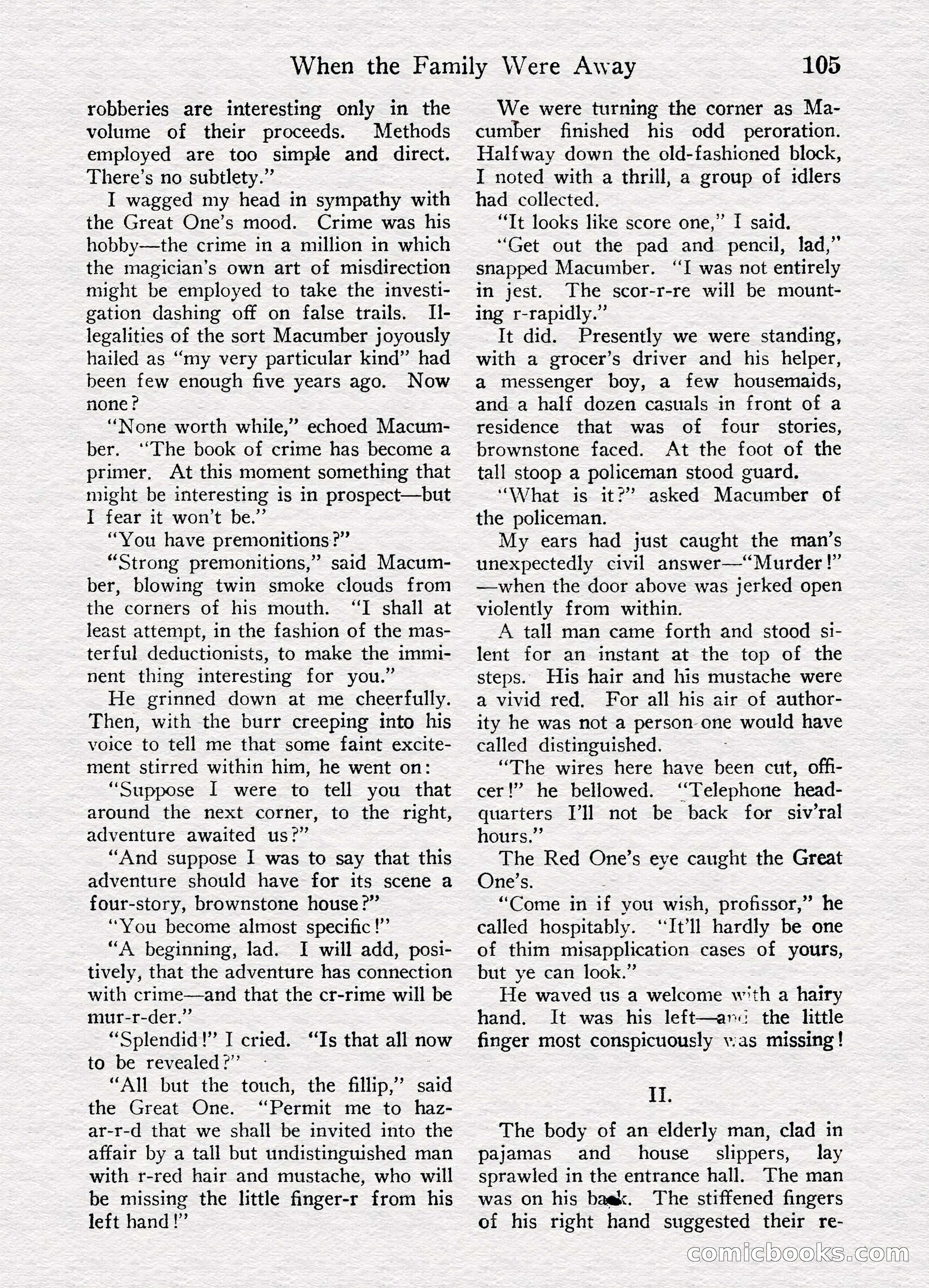 Detective Story Magazine, August 27, 1921 — page 107 of 149