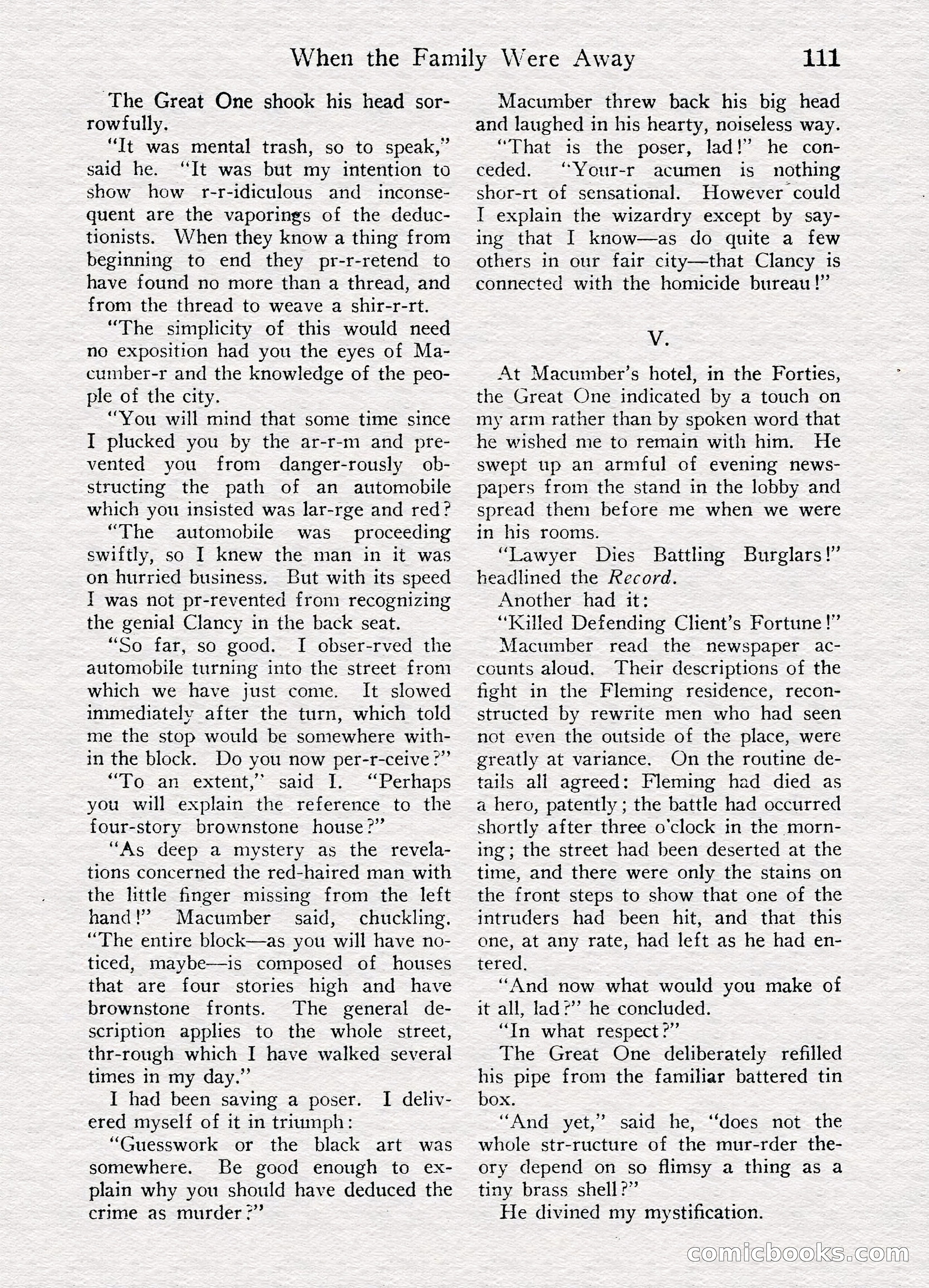 Detective Story Magazine, August 27, 1921 — page 113 of 149