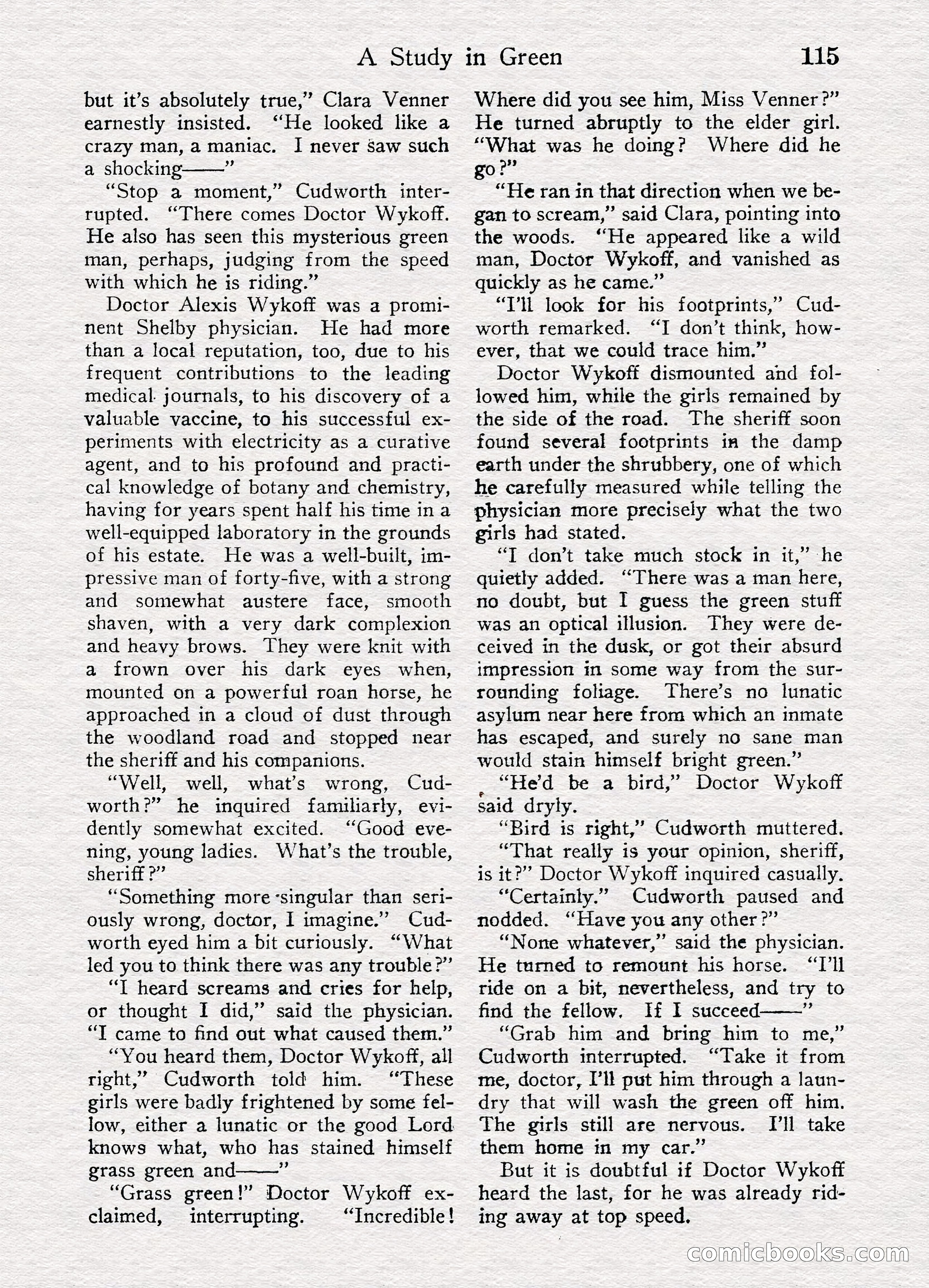 Detective Story Magazine, August 27, 1921 — page 117 of 149