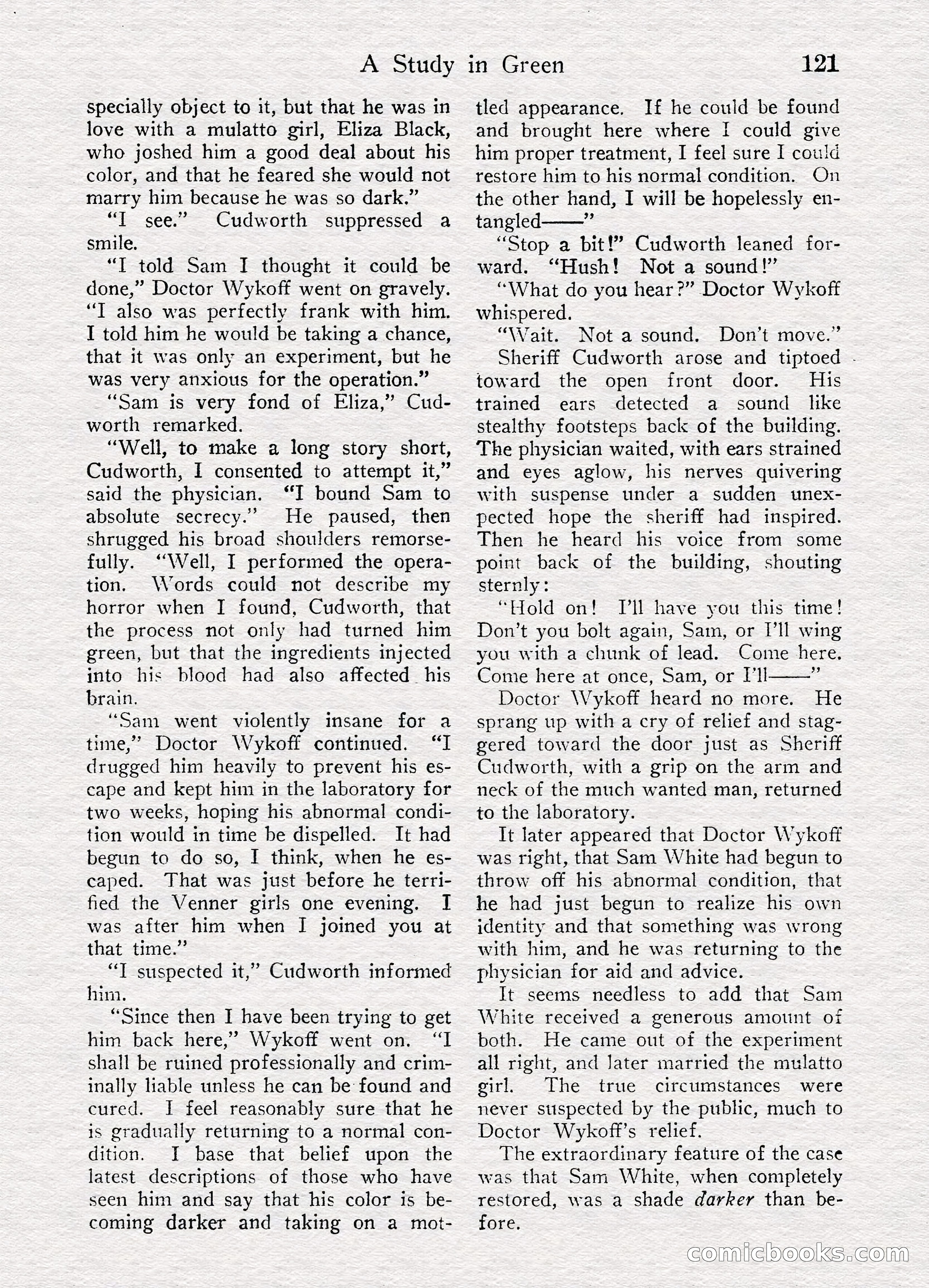 Detective Story Magazine, August 27, 1921 — page 123 of 149