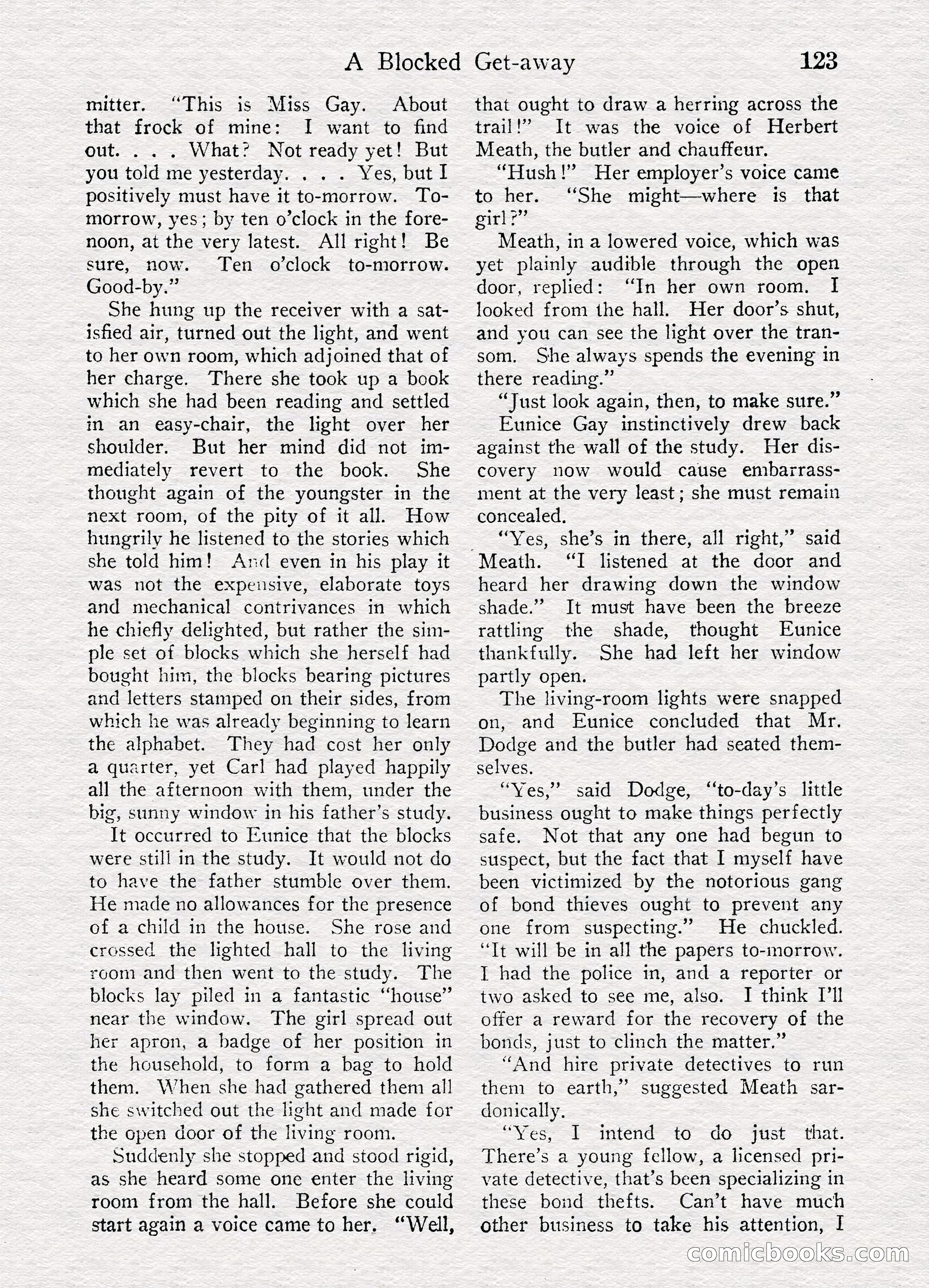 Detective Story Magazine, August 27, 1921 — page 125 of 149