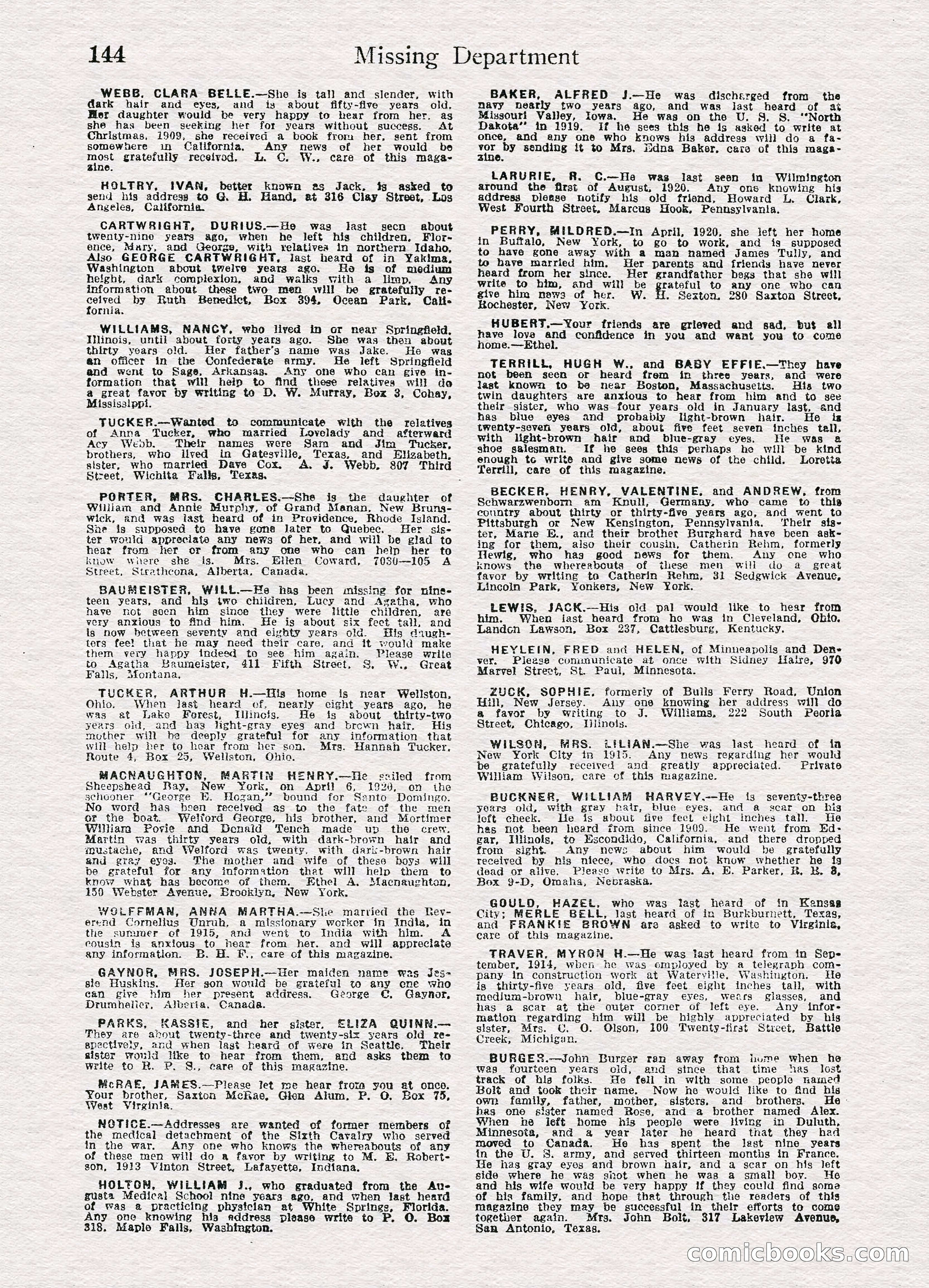 Detective Story Magazine, August 27, 1921 — page 146 of 149