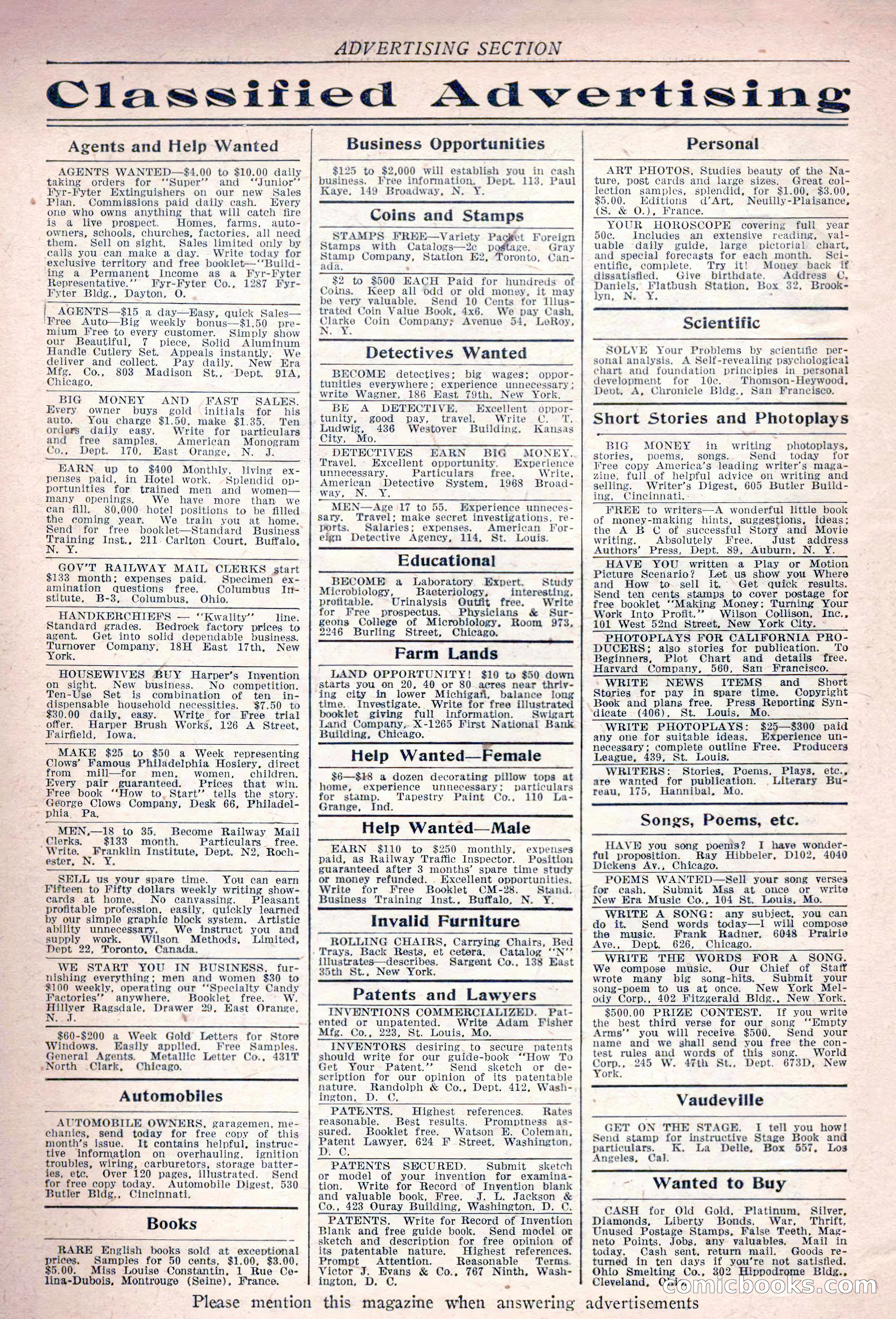 Detective Story Magazine, March 3, 1923 — page 8 of 172