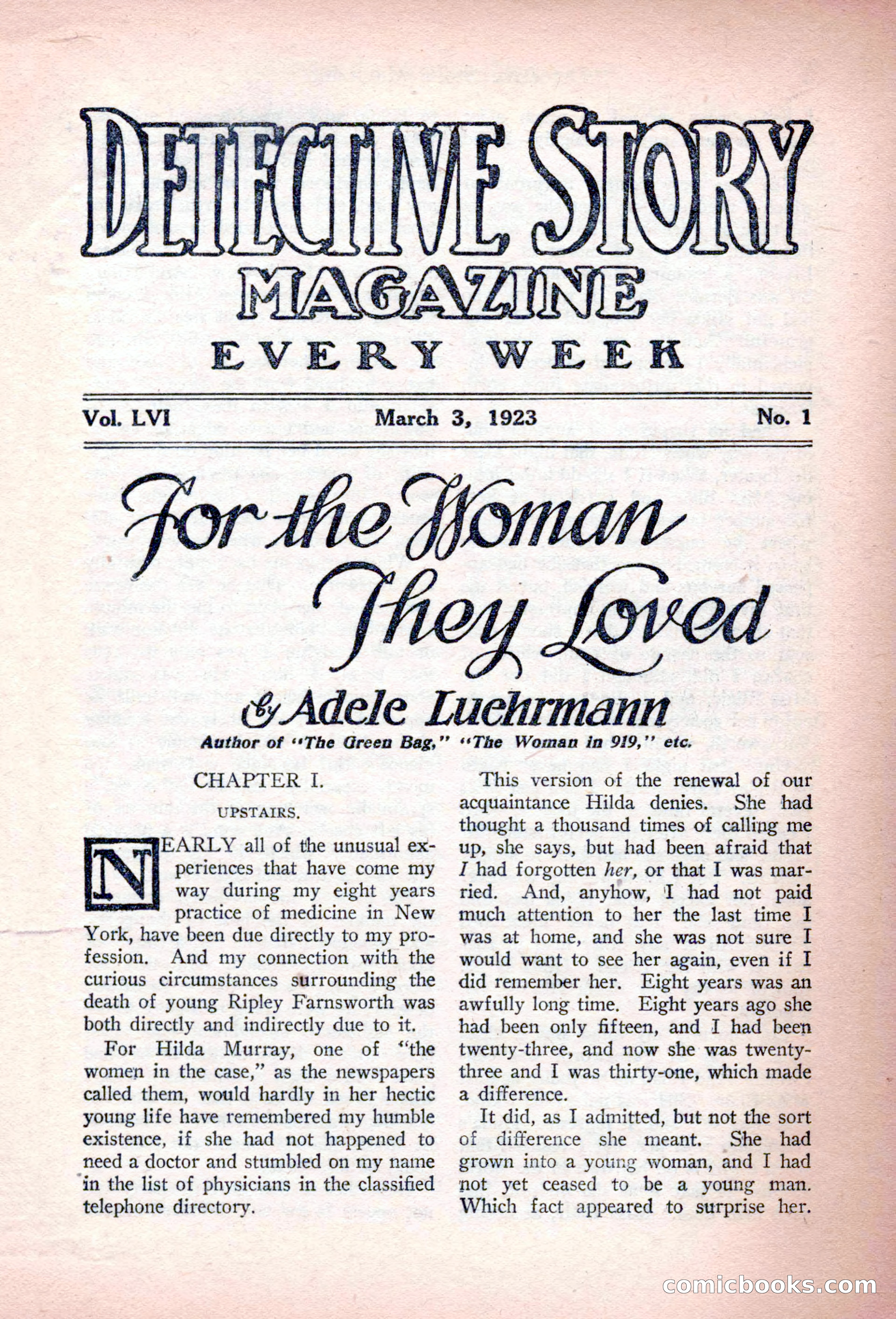 Detective Story Magazine, March 3, 1923 — page 11 of 172