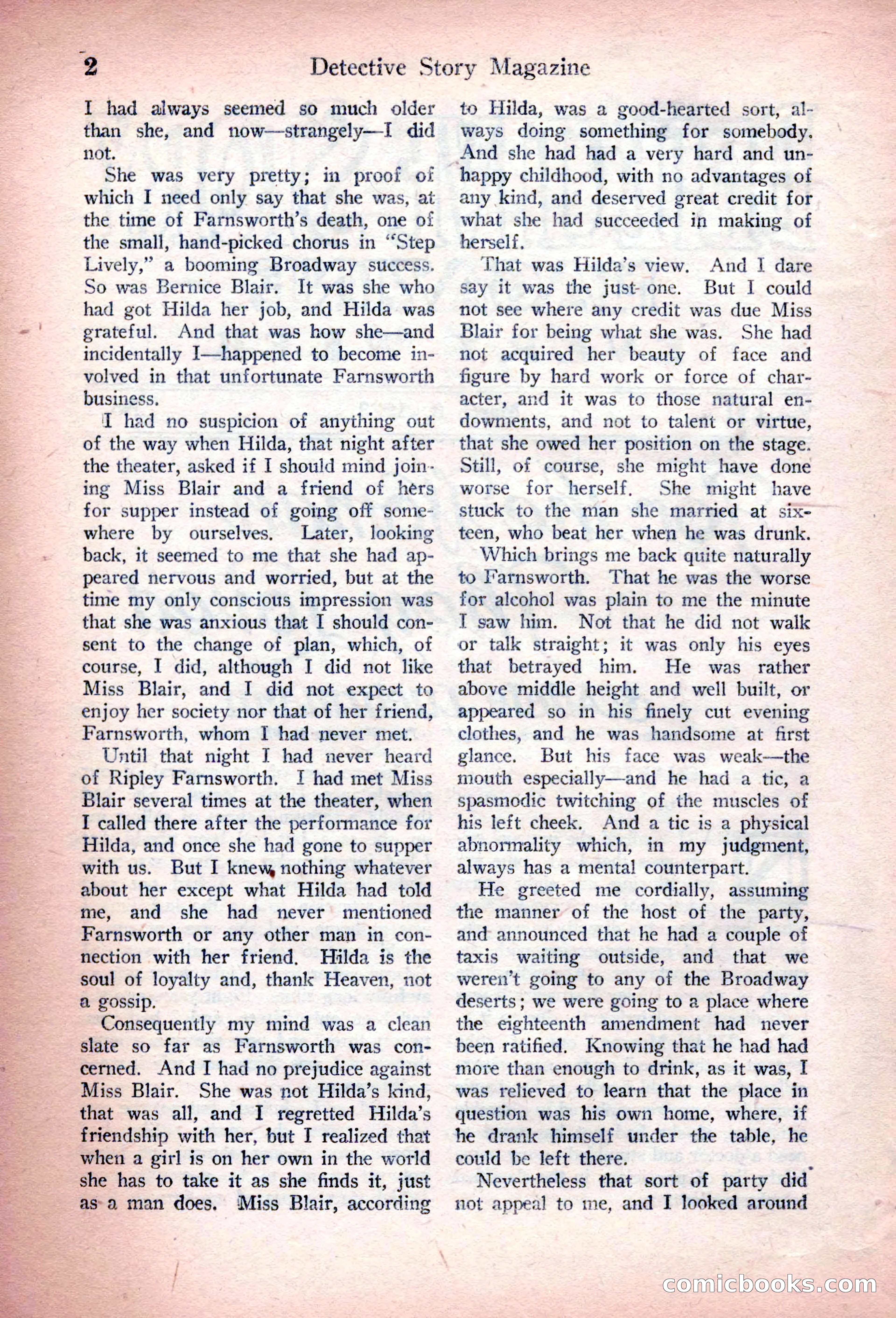 Detective Story Magazine, March 3, 1923 — page 12 of 172